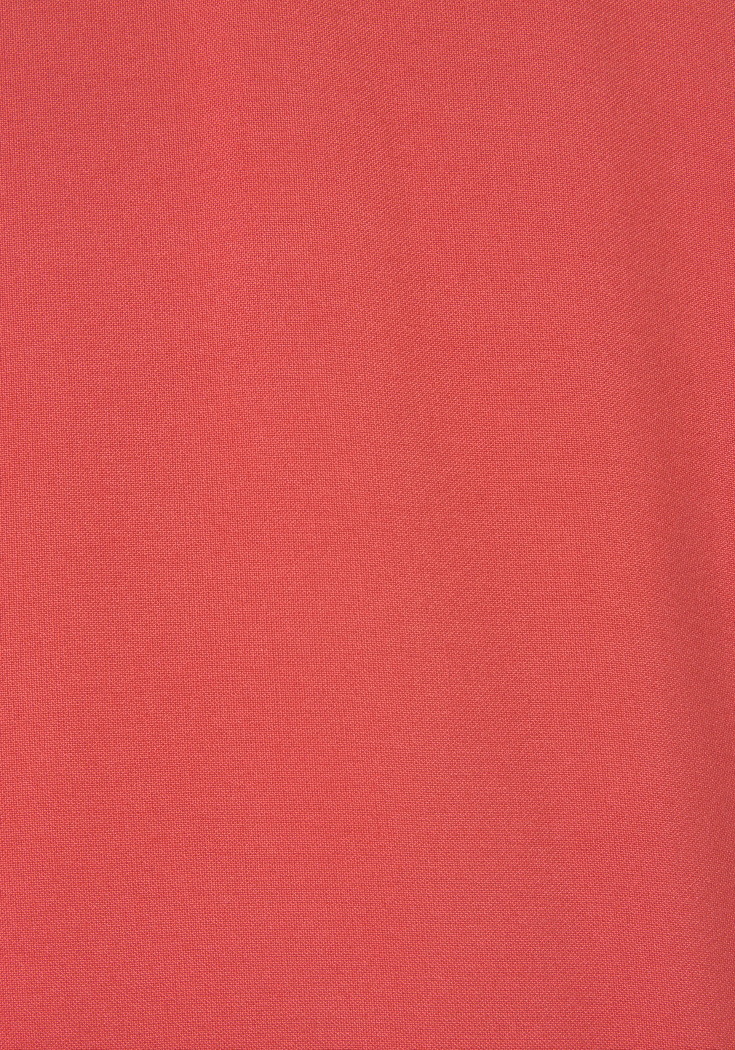 s.Oliver RED LABEL Beachwear Blousejurk met volants op de rok, tuniekjurk, zomerjurk, basic