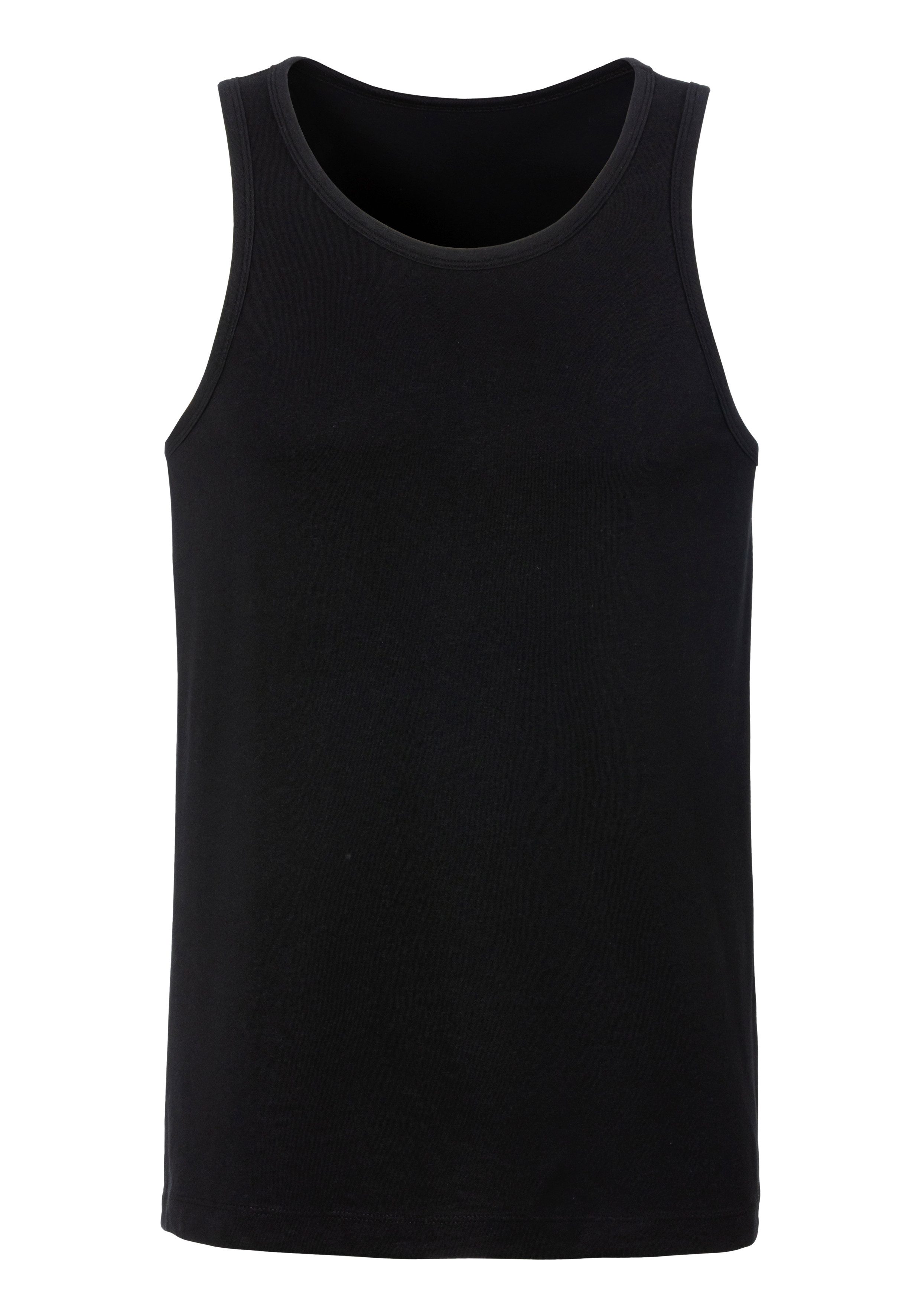 John Devin Tanktop in mooie mêlee-look (set, 2-delig, 2)