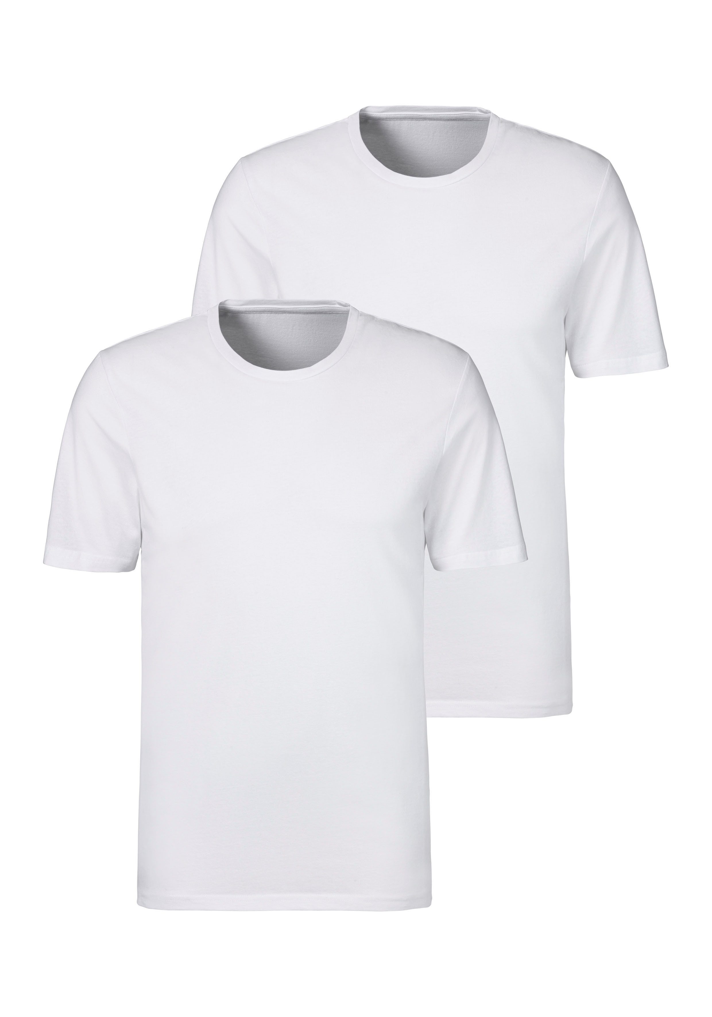 s.Oliver RED LABEL Beachwear T-shirt klassiek onderhemd (set, 2-delig) heren maat XL wit