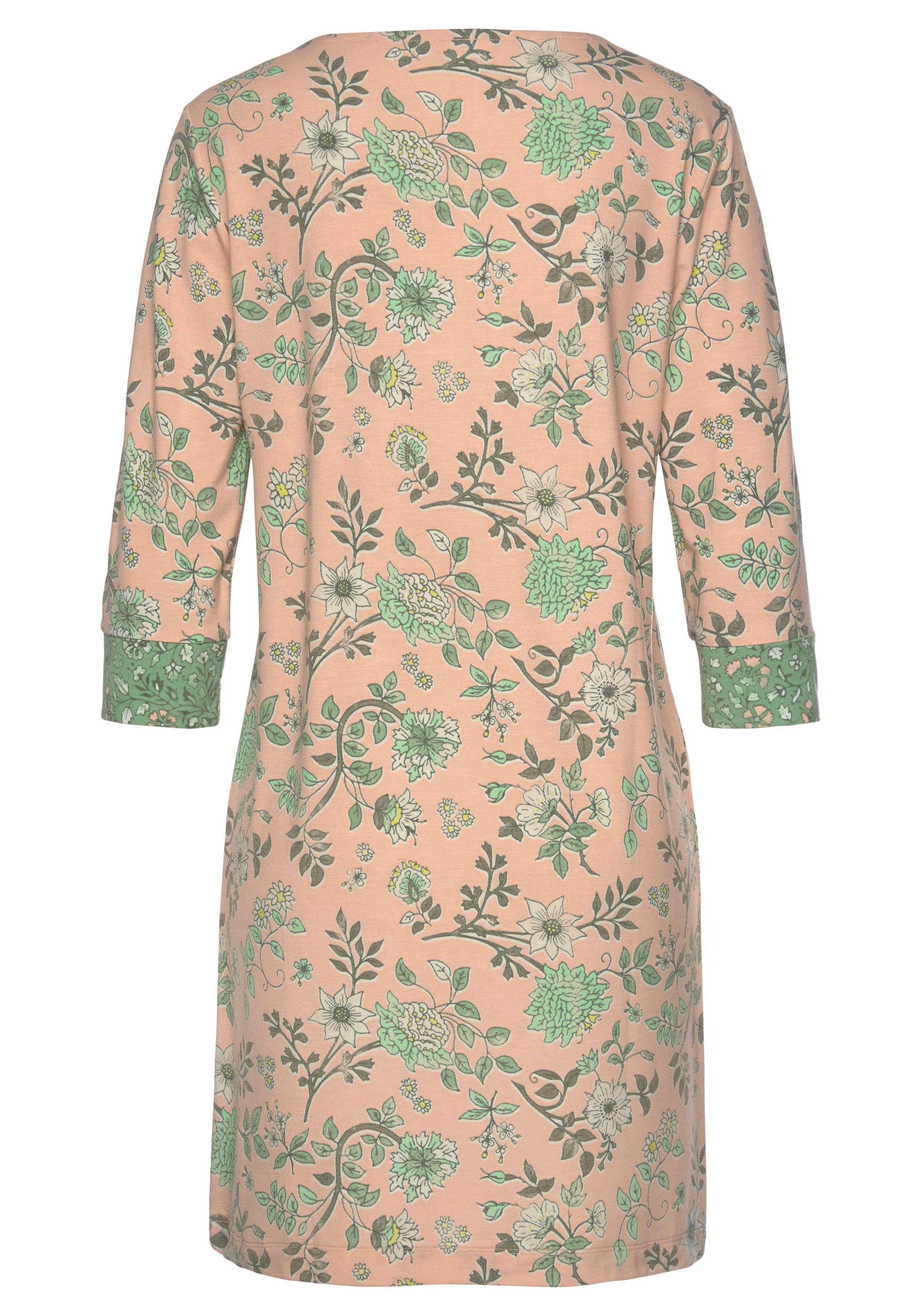 Lascana Nachthemd in bloemen print all-over