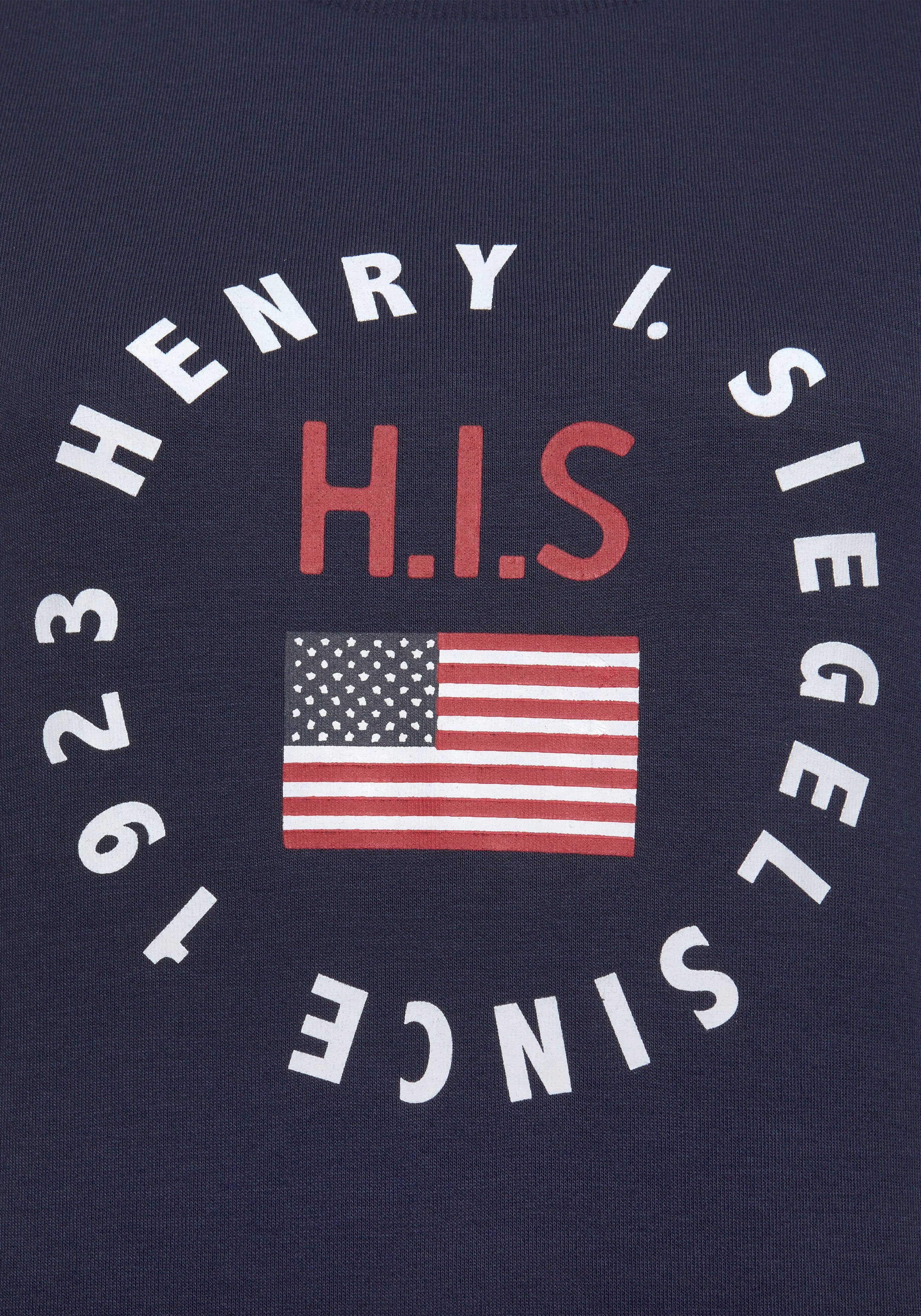 H.I.S Sweatshirt met logoprint, loungepak