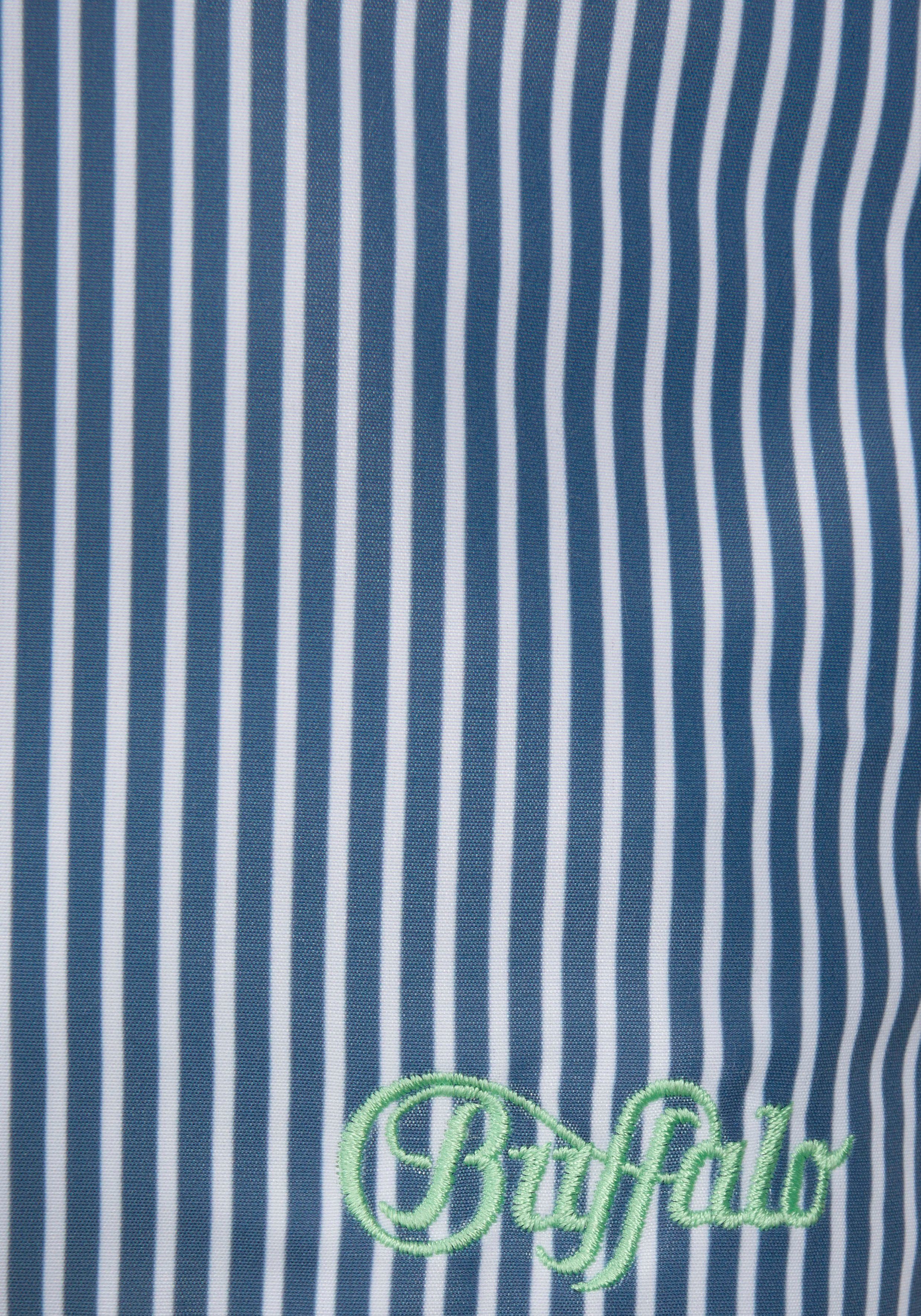 Buffalo Zwemshort in fijne streep-look