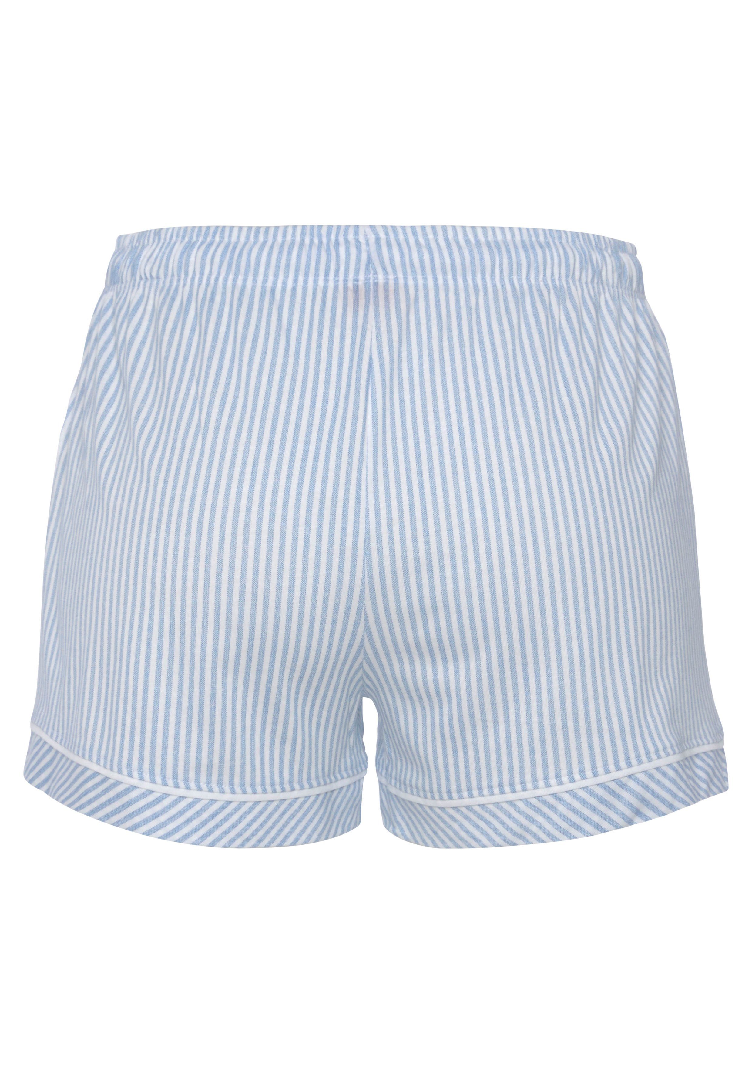 s.Oliver RED LABEL Beachwear Pyjamashort met contrasterend paspel