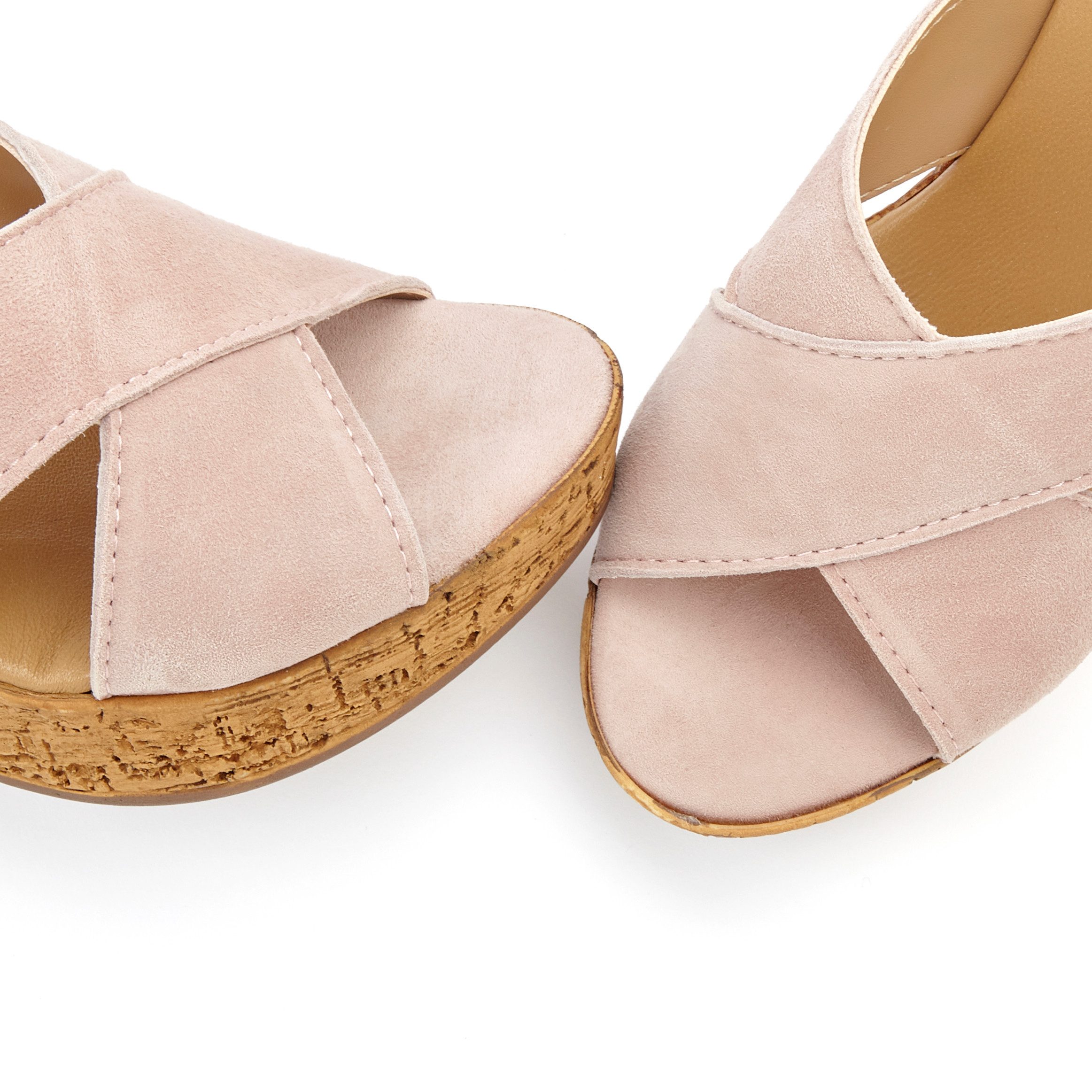 Lascana Slippers Mule, sandaal, open schoen van leer met blokhak