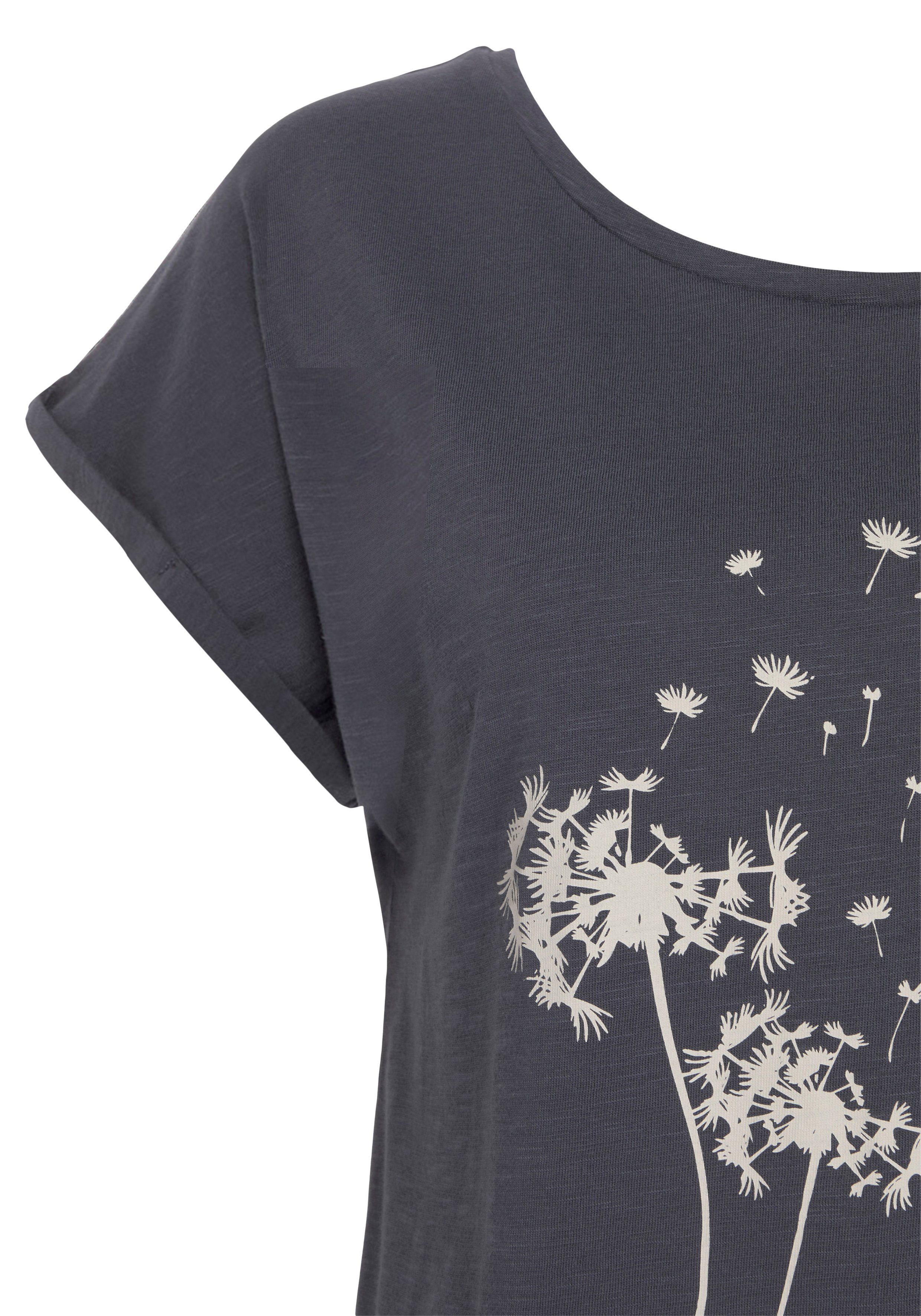 Vivance T-shirt Met print 'Pusteblume' aan de voorkant (1-delig)