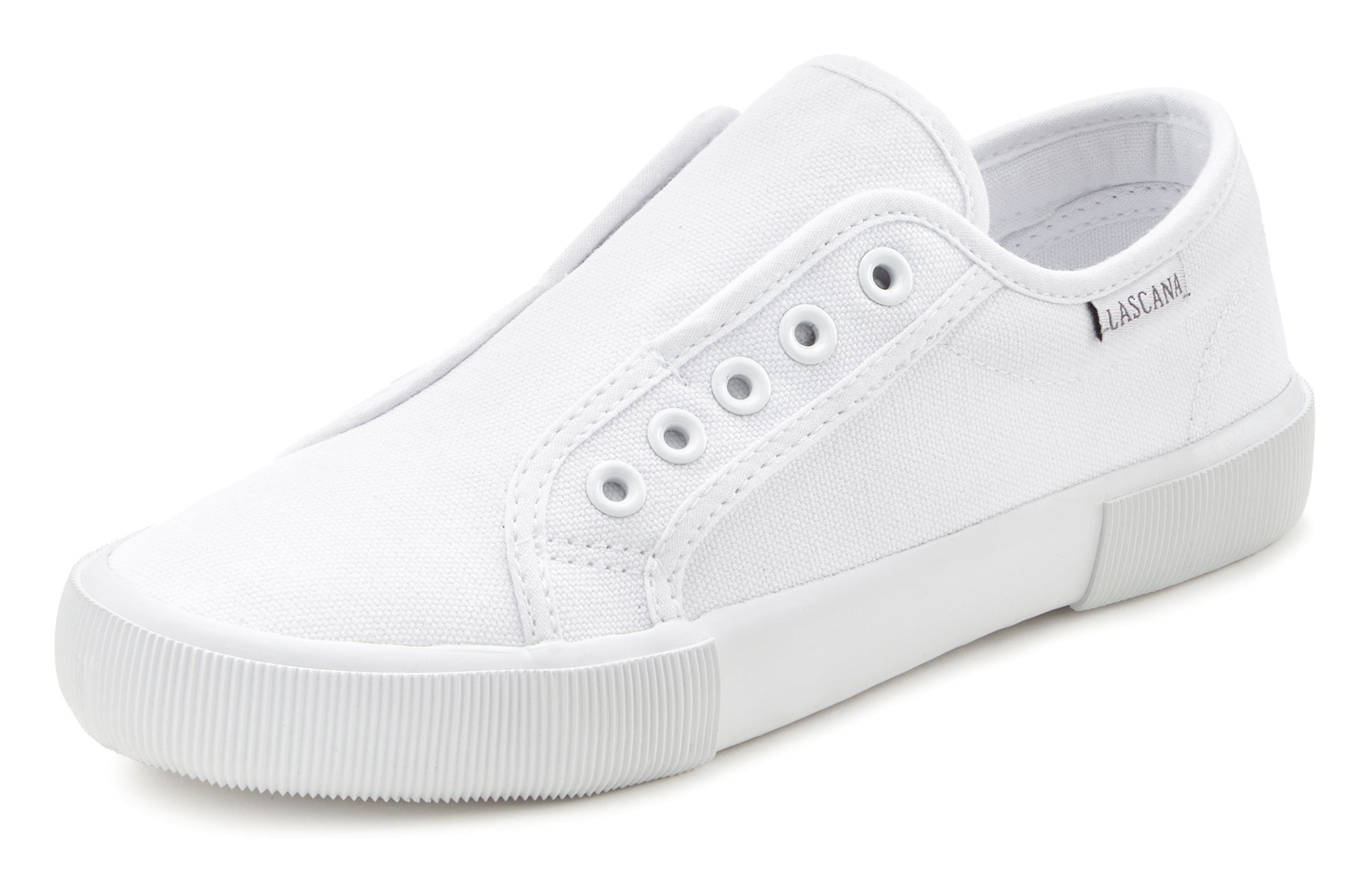 Lascana Sneakers Slipper, lage schoen, slip-on sneaker comfortabel om in te glijden