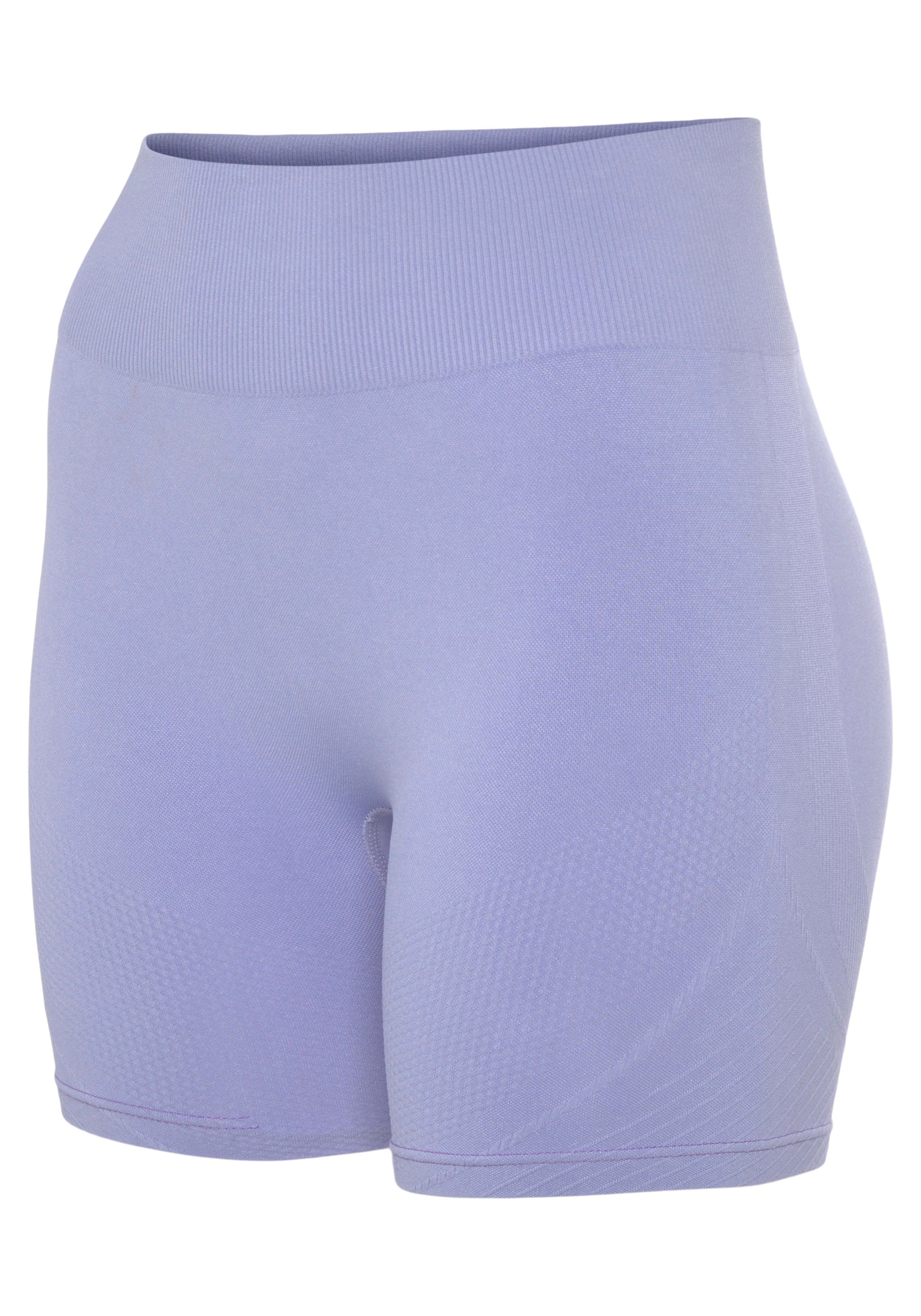 Lascana Functionele short Po Push Up met ribstructuur en shaping-effect, sportshorts