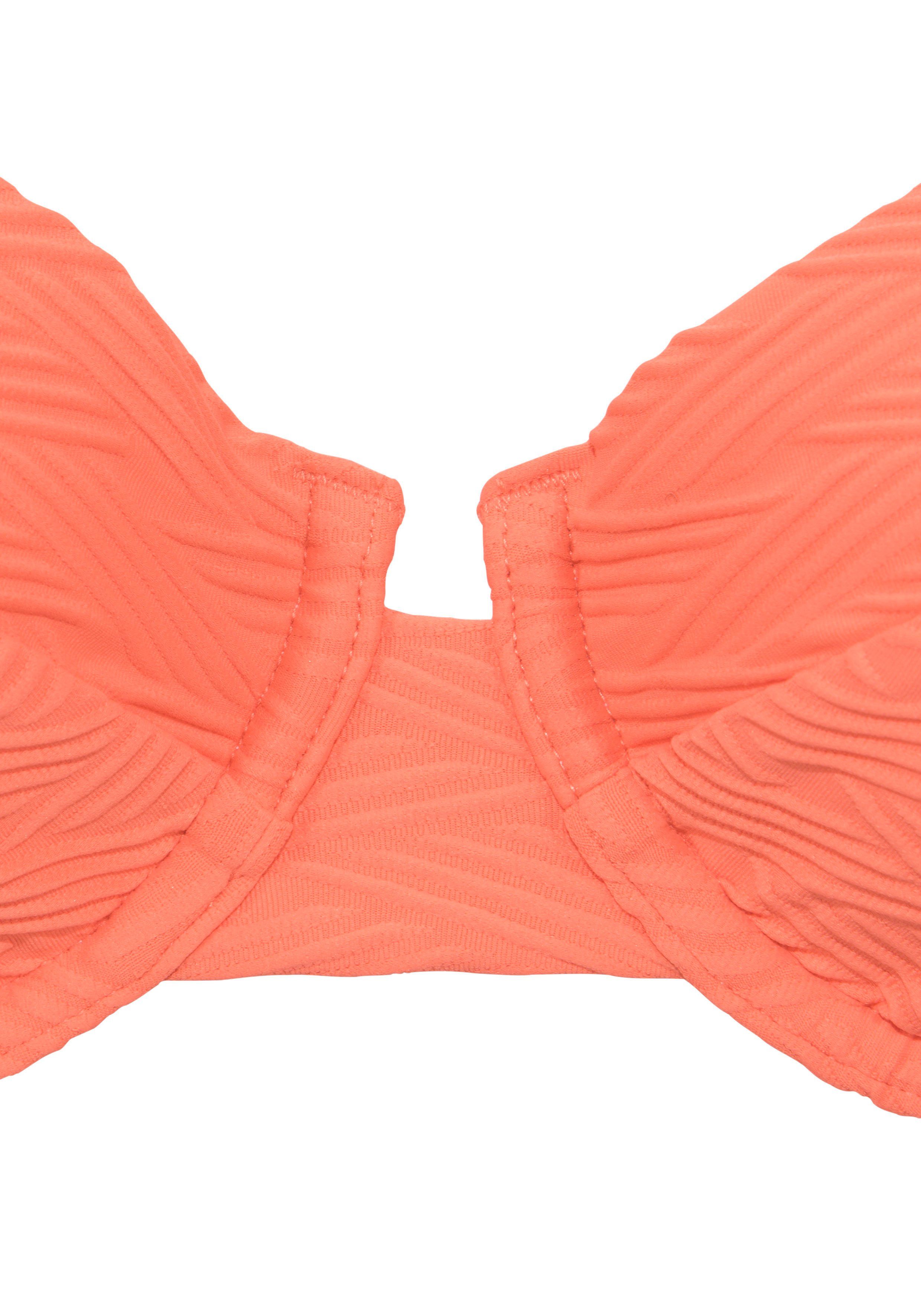 Sunseeker Bikinitop met beugels Loretta met structuurpatroon