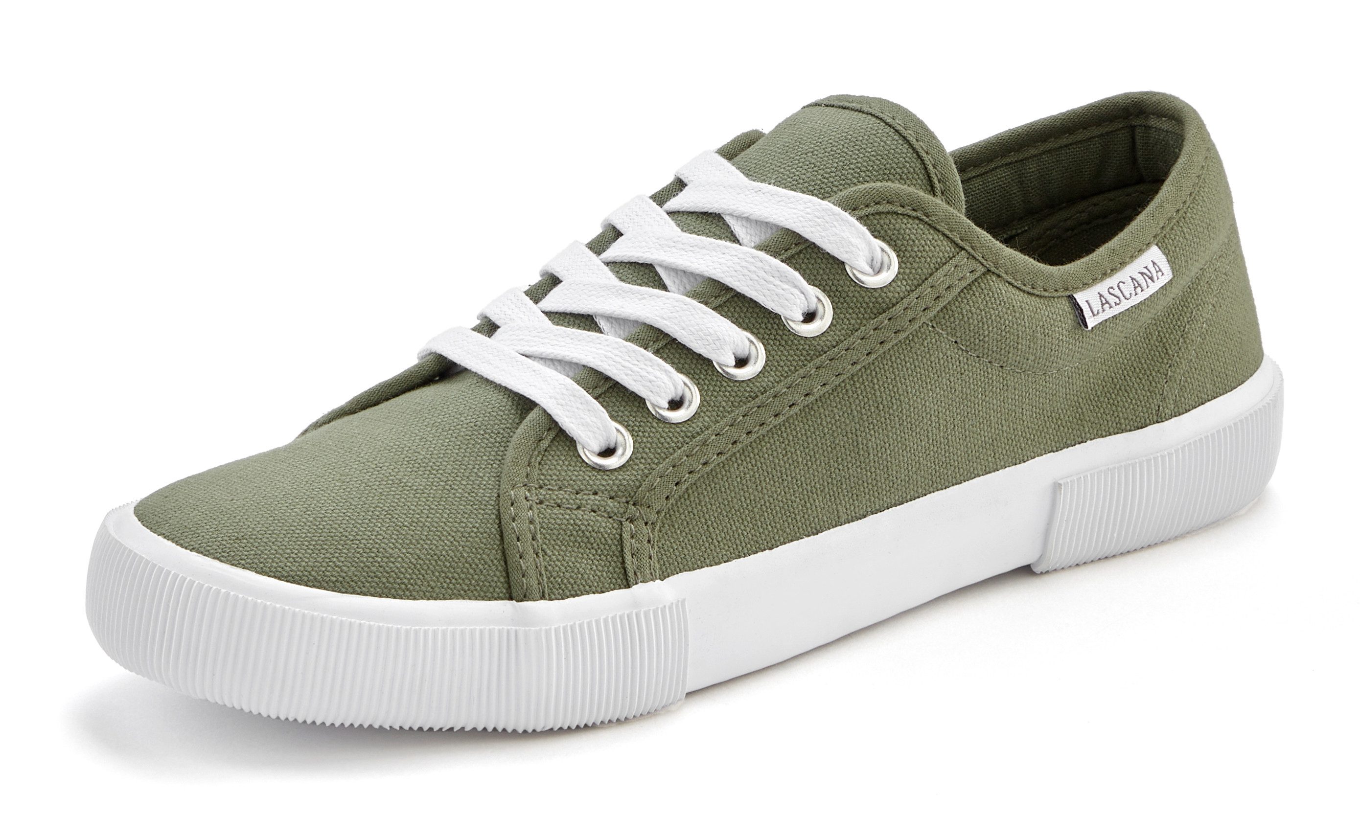 Lascana Sneakers van textiel, veterschoen, vrijetijdsschoen