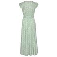 vivance maxi-jurk met bloemenprint (met een bindceintuur) groen