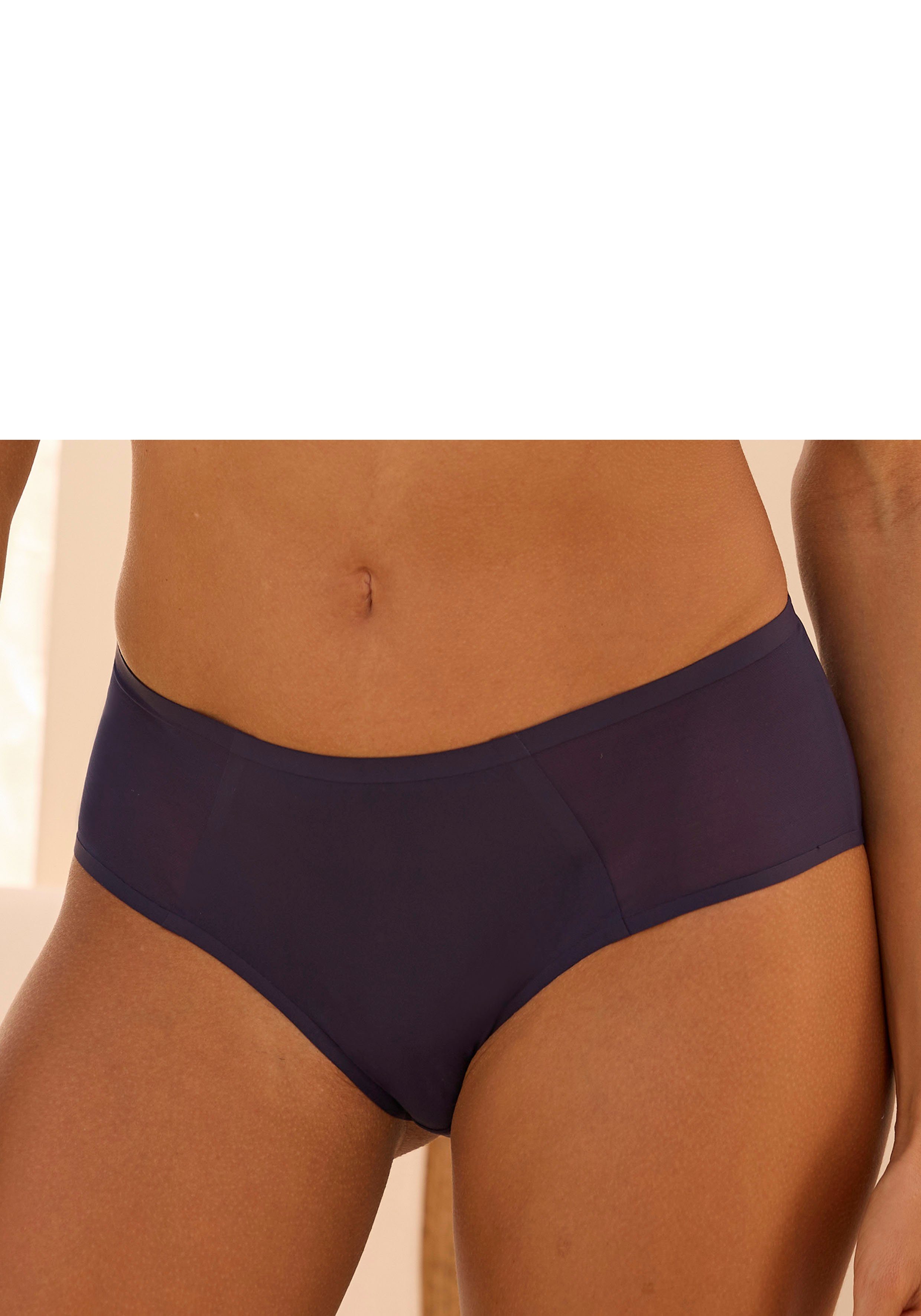 s.Oliver RED LABEL Beachwear Hipster Louise met mesh-inzetten opzij