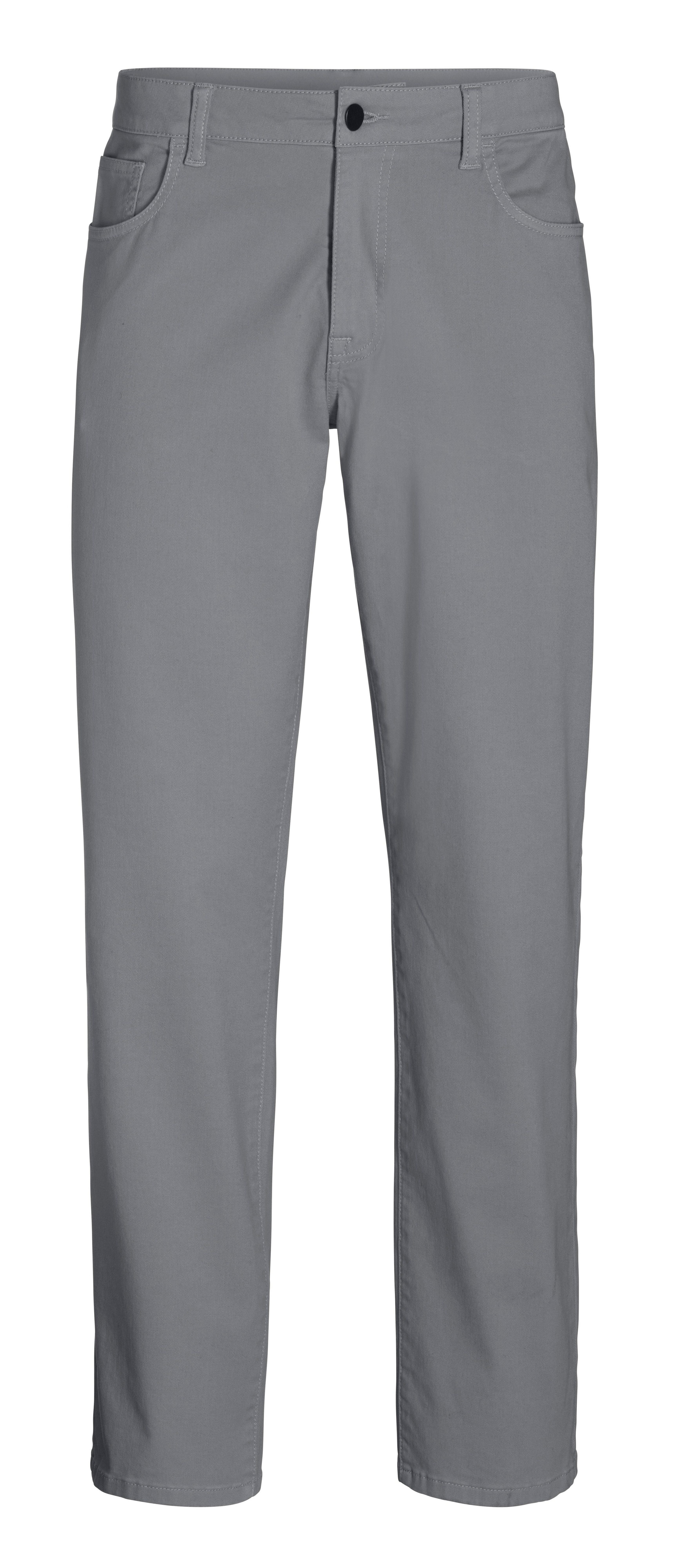 John Devin Chino Regular-fit, 5-pocket broek heren maat 36 grijs