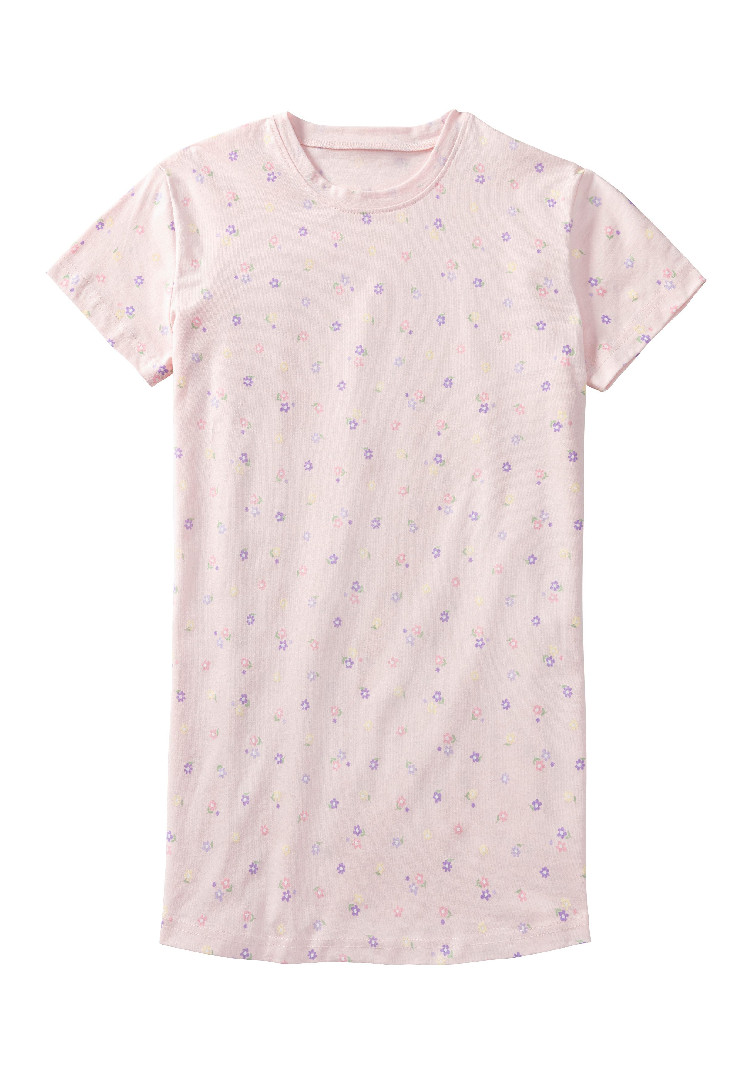 Buffalo Nachthemd Pyjama met bloemenprint (2-delig, Set van 2)
