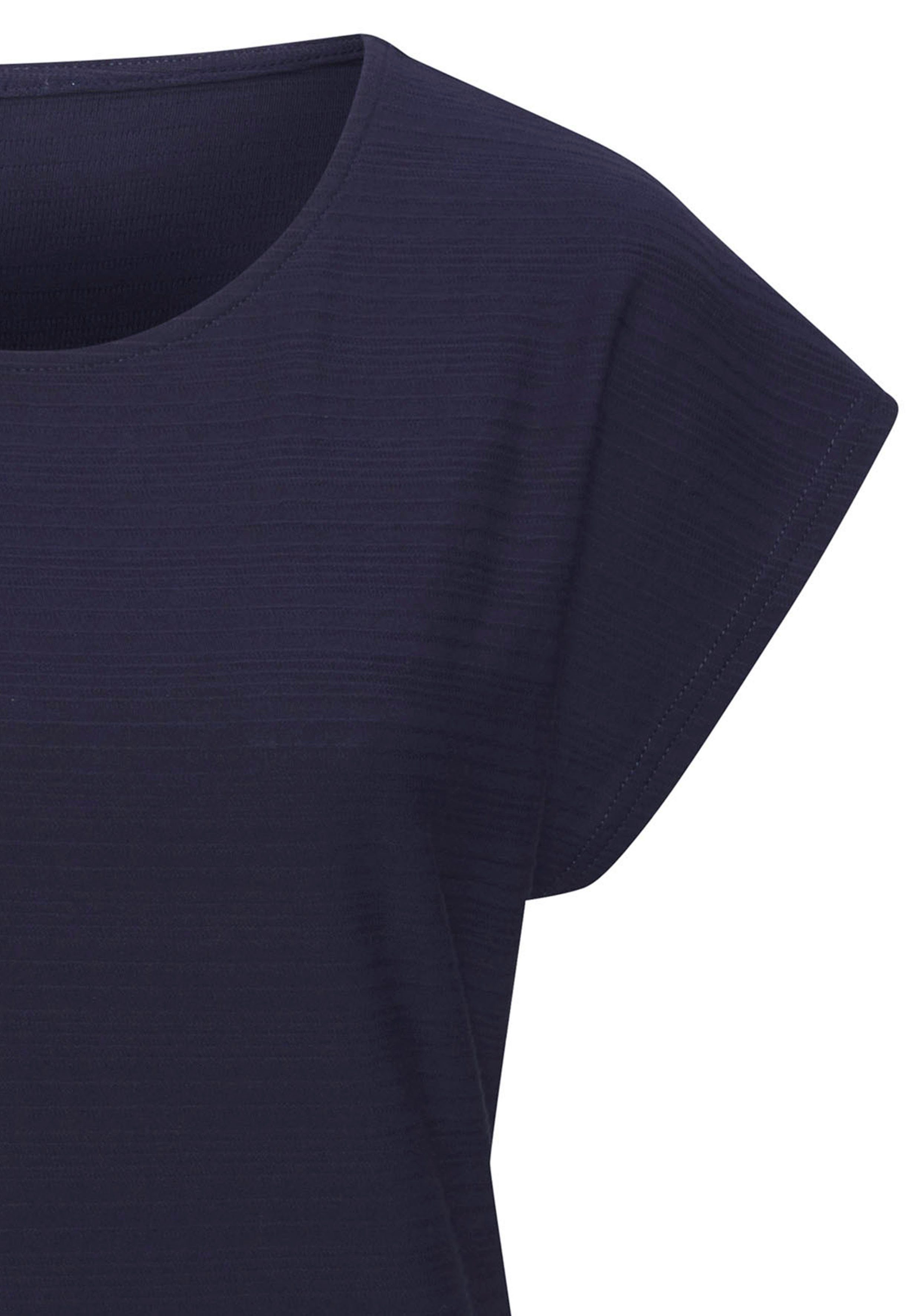 Vivance T-shirt Met modieuze streepstructuur in een zachte katoenkwaliteit (1-delig)