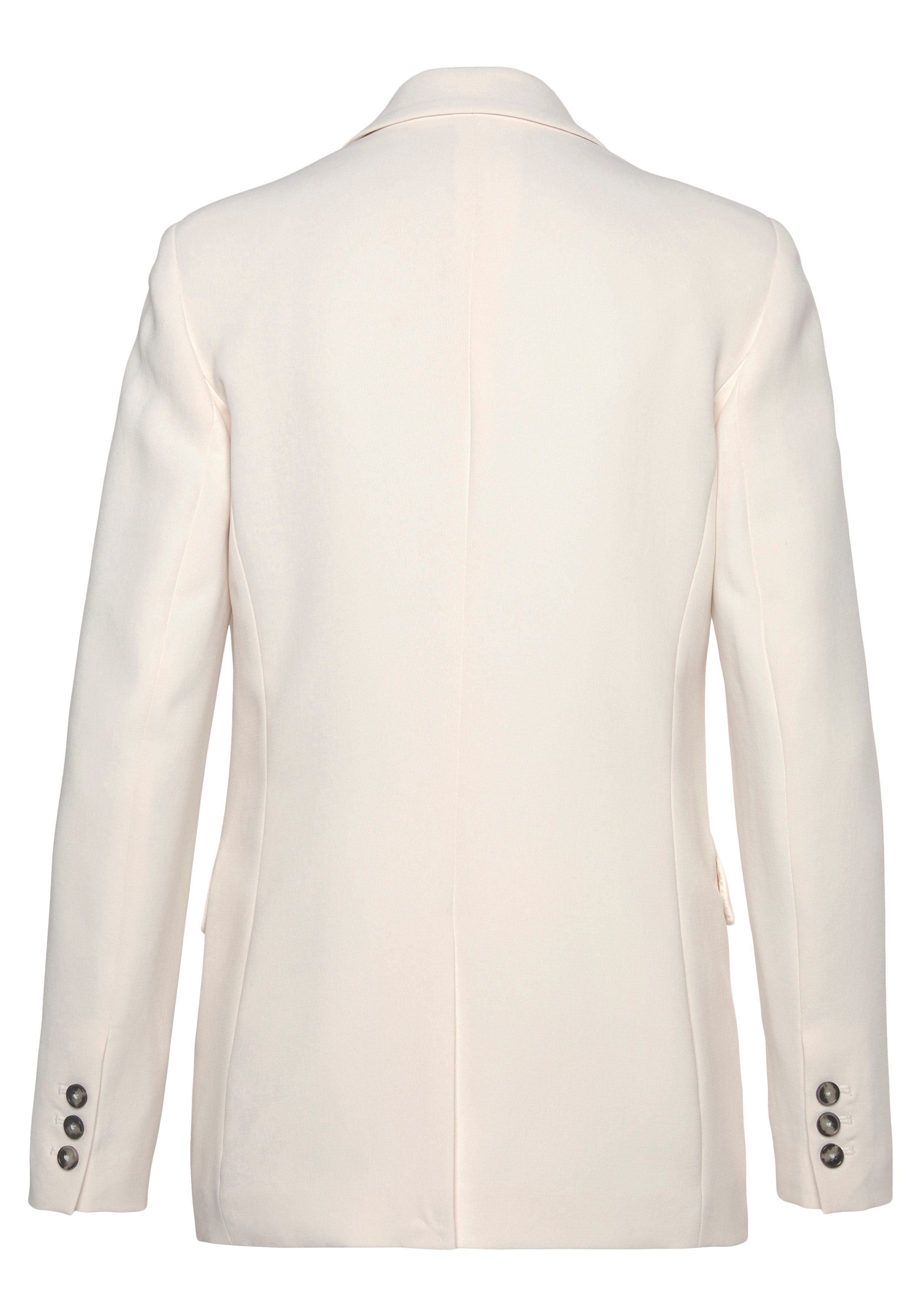 Lascana Lange blazer met reverskraag en split achter, damesblazer, elegant-chic