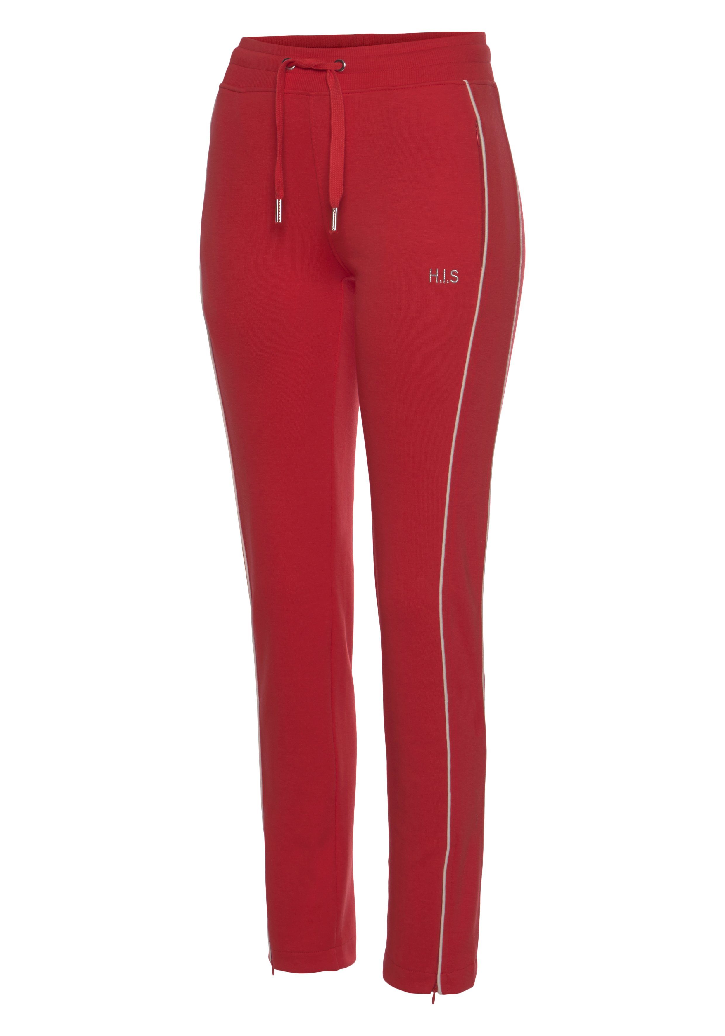 H.I.S Sweatbroek met rits aan de broekzoom, loungepak