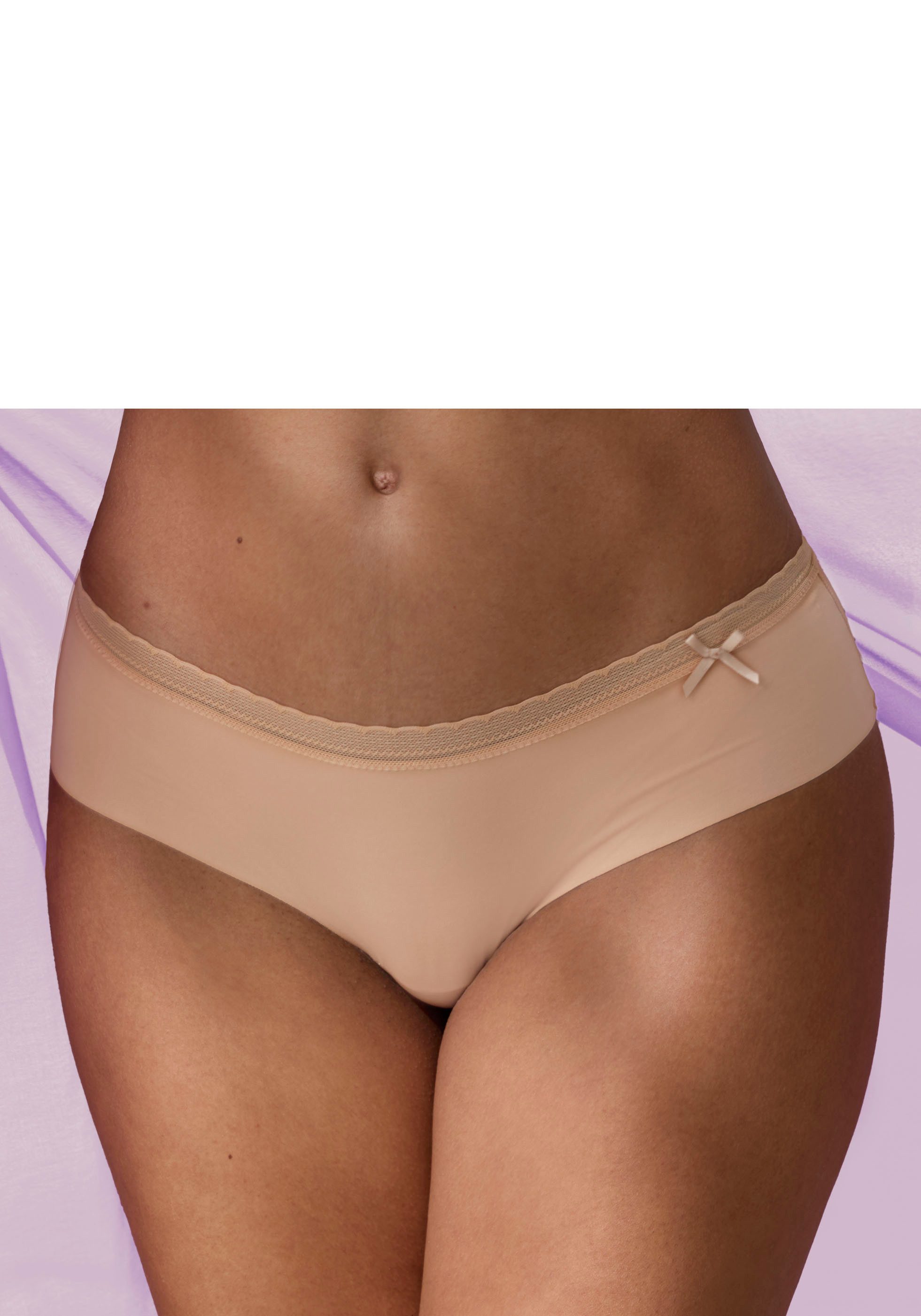 Lascana Hipster SEAMLESS met naadloze afwerking en fijne kantenband