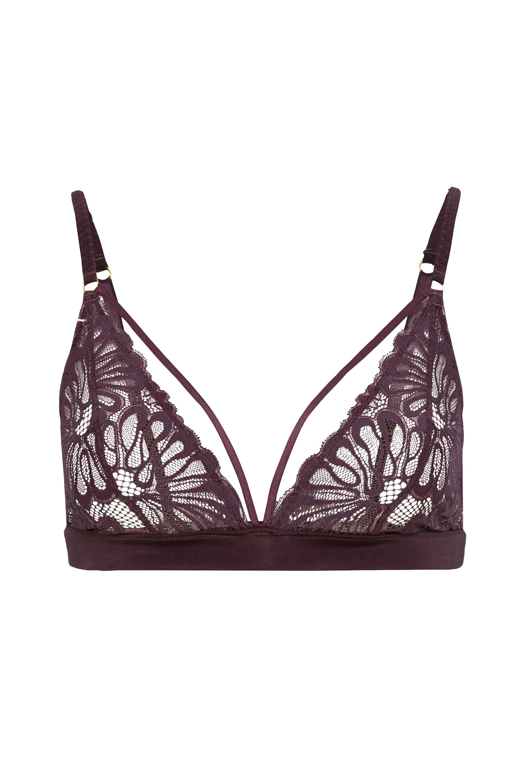 LSCN by LASCANA Bralette van bladeren kant (1-delig)
