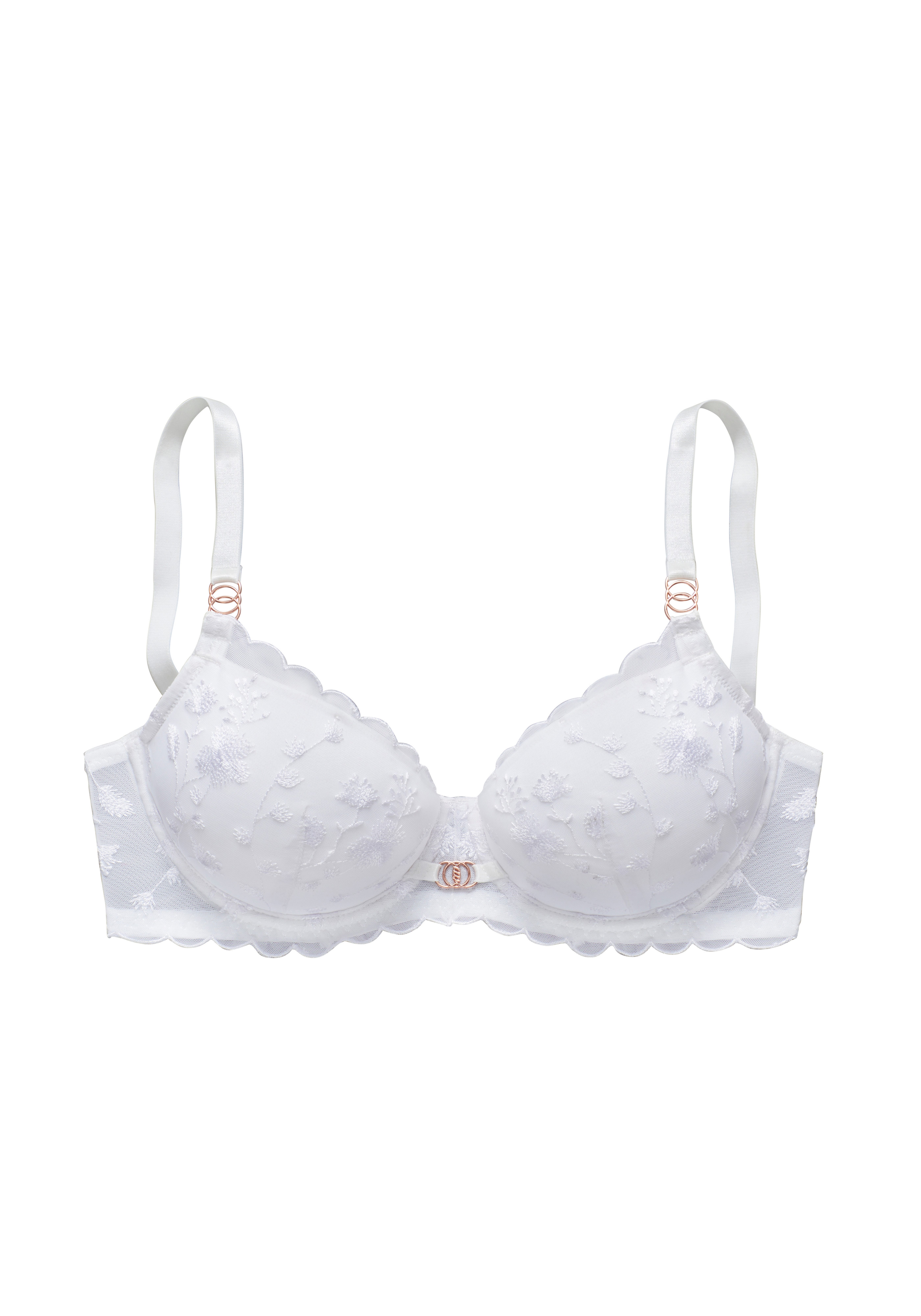 Lascana Bh met steuncups met beugel van delicate bloemenborduurkant, sexy lingerie