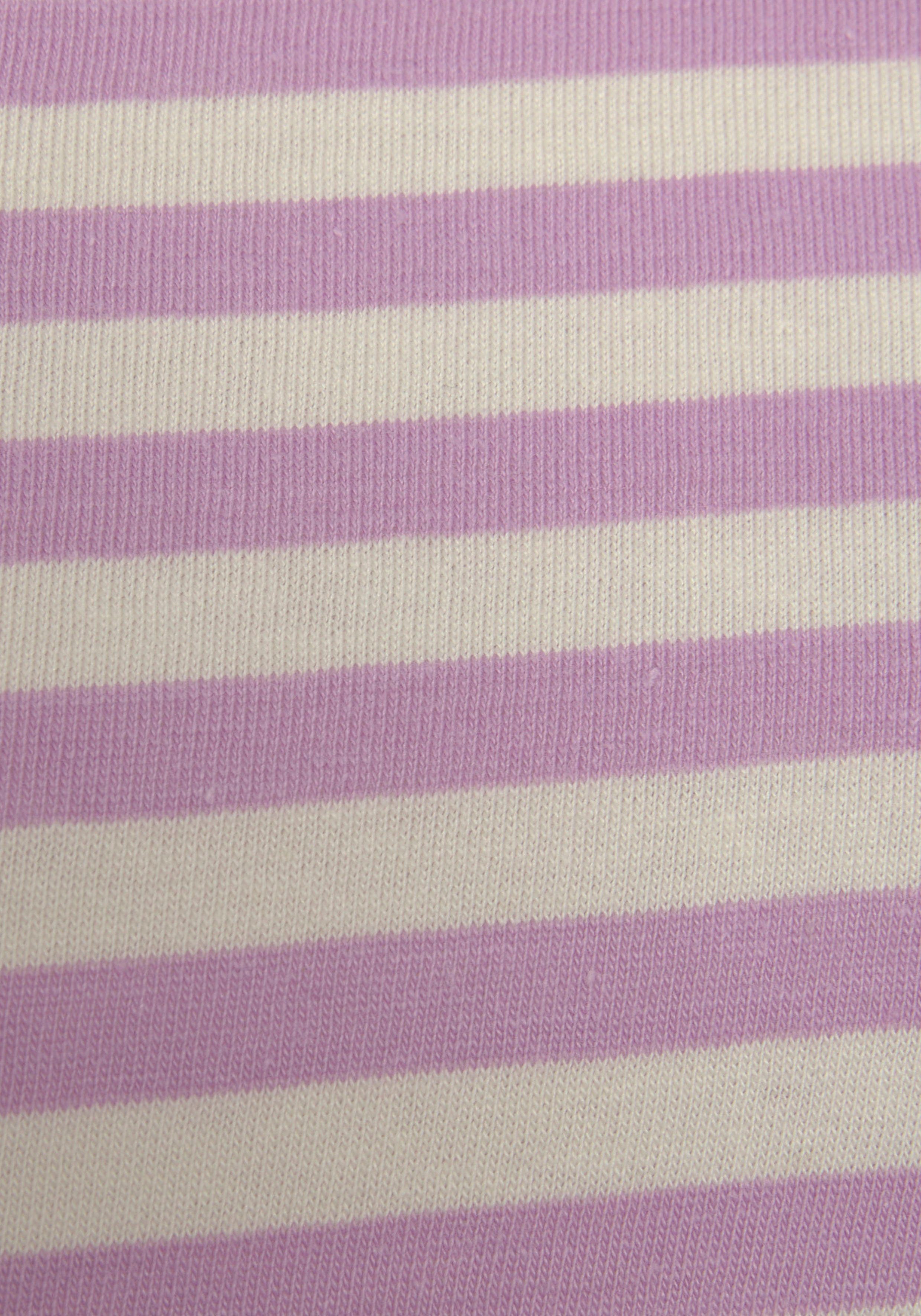 Vivance Dreams Pyjama met strepen van voorgeverfd garen