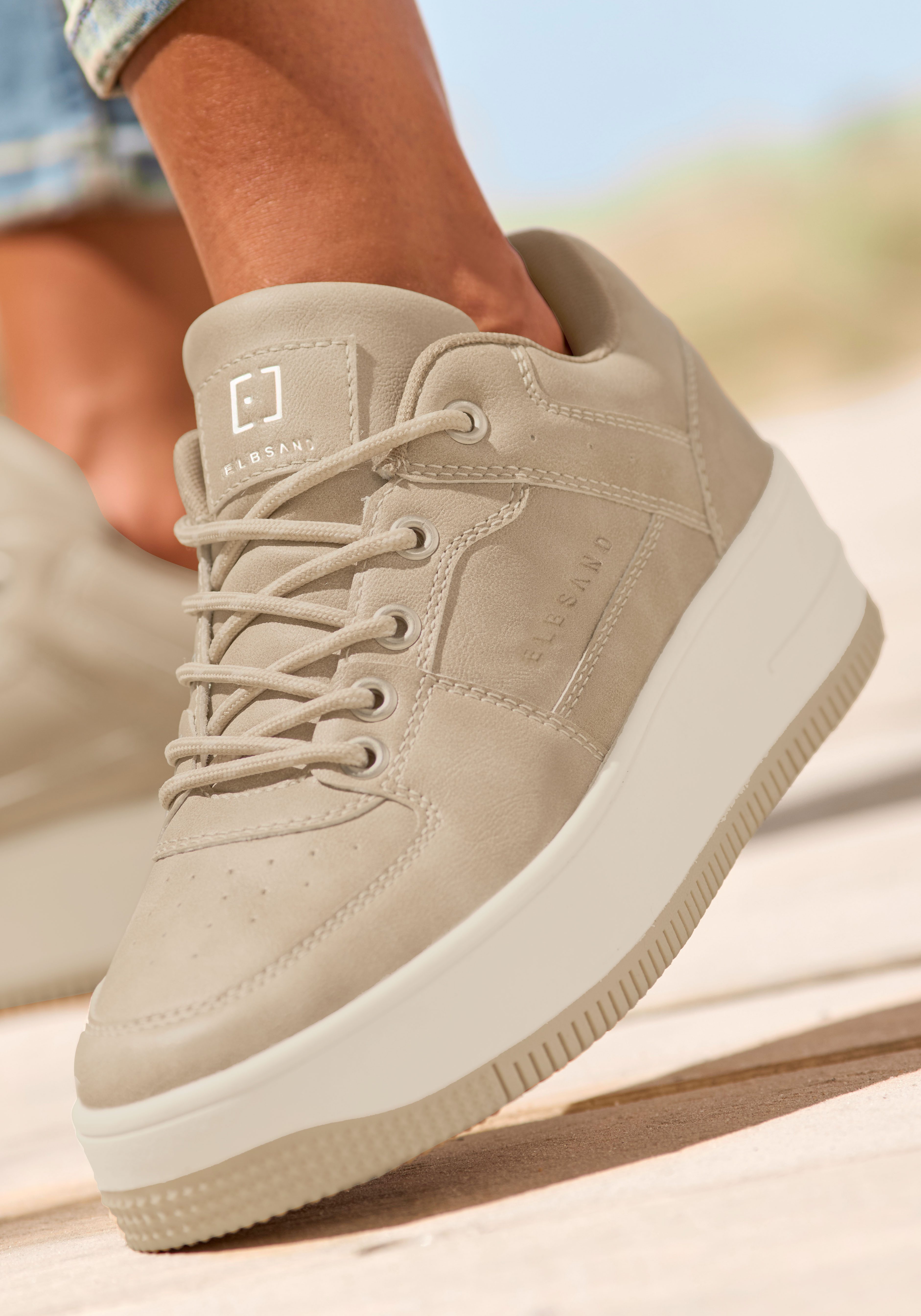 Elbsand Sneakers Veterschoen Vrijetijdsschoen, halfhoge schoen, veterschoen