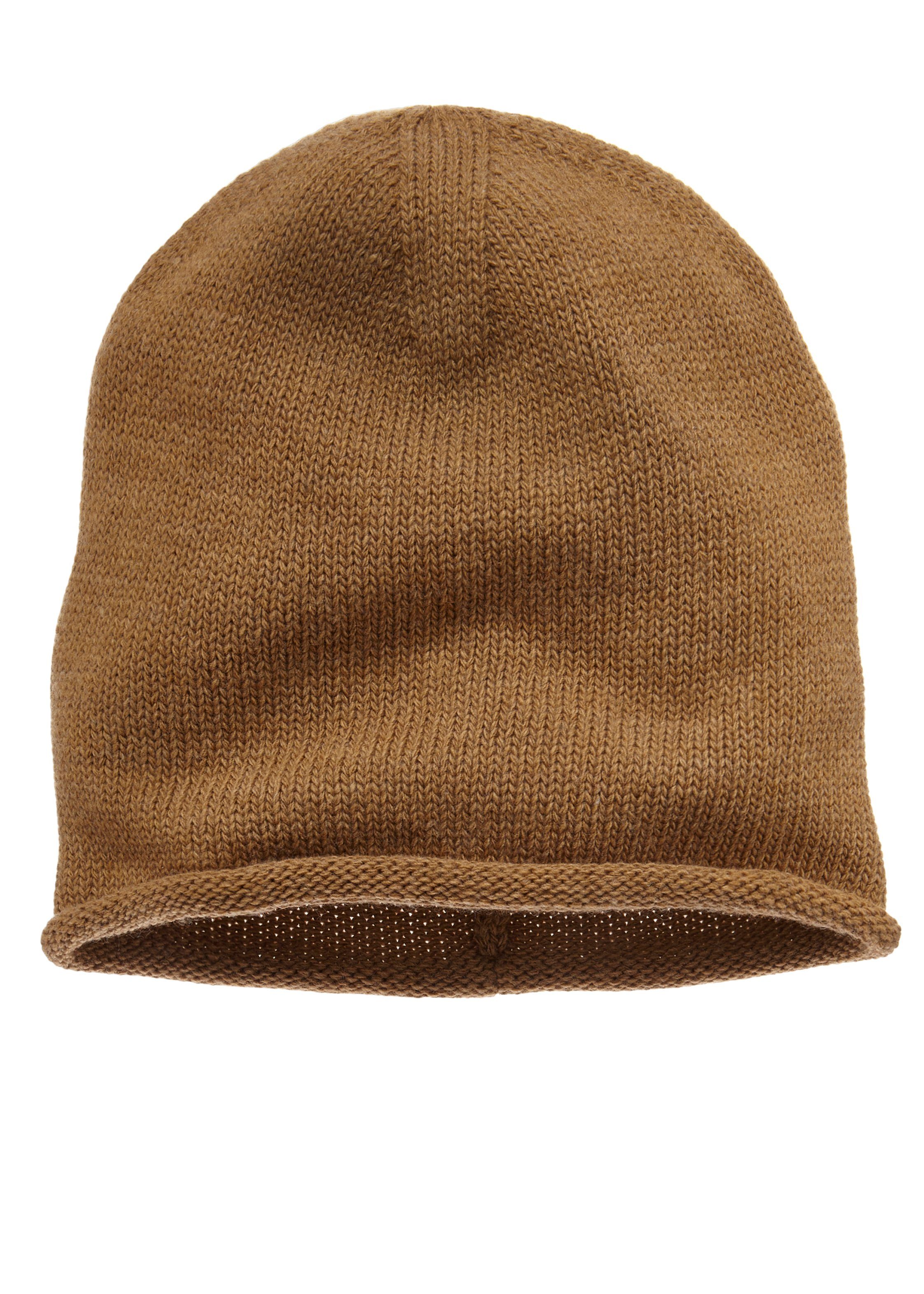 Lascana Beanie Gebreide muts Fijn breiwerk met rolrand, wintermuts, herfstmuts, muts