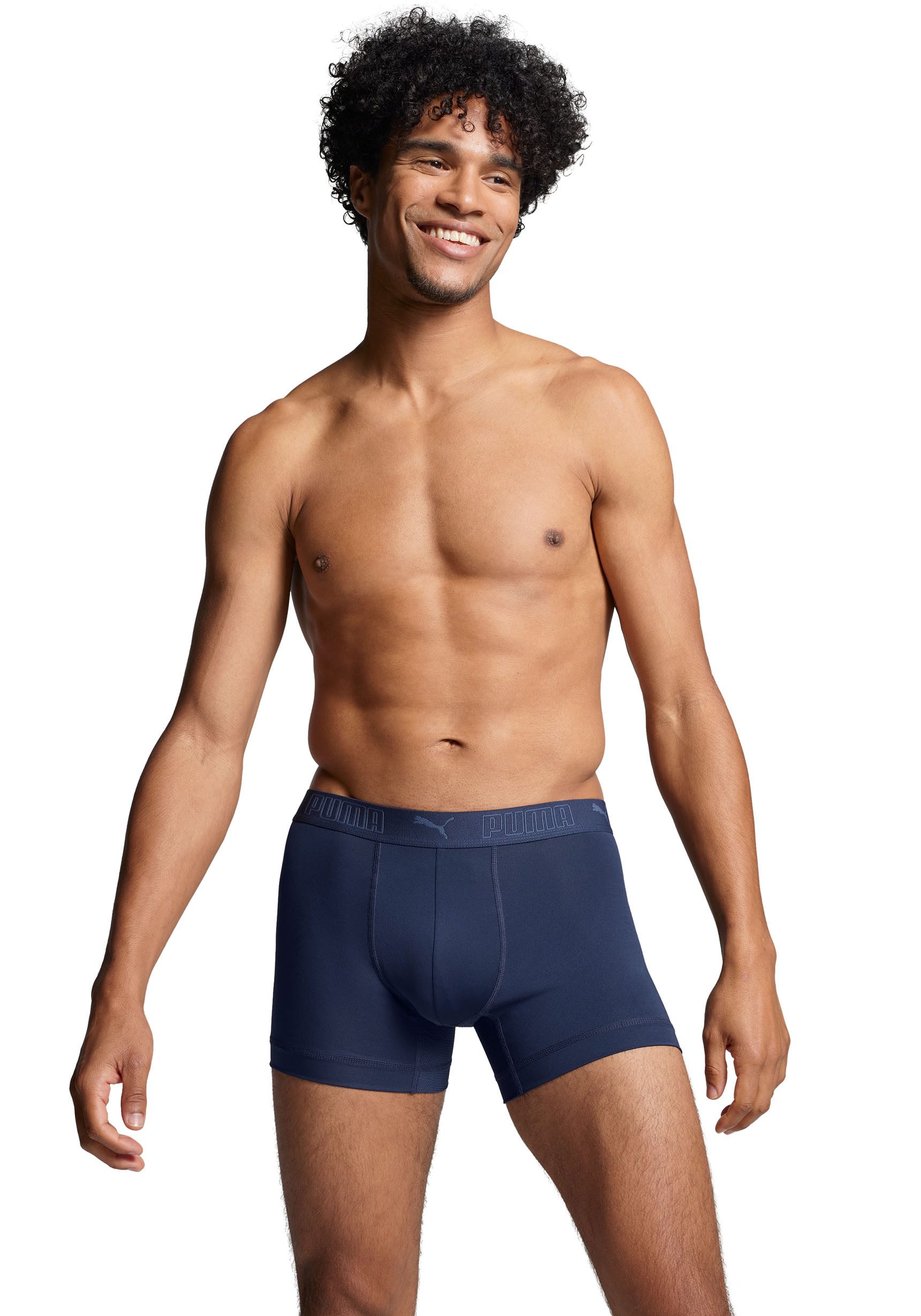 PUMA Boxershort PUMA MEN SPORT MICROFIBER BOXERS 2P (2 stuks, Set van 2)