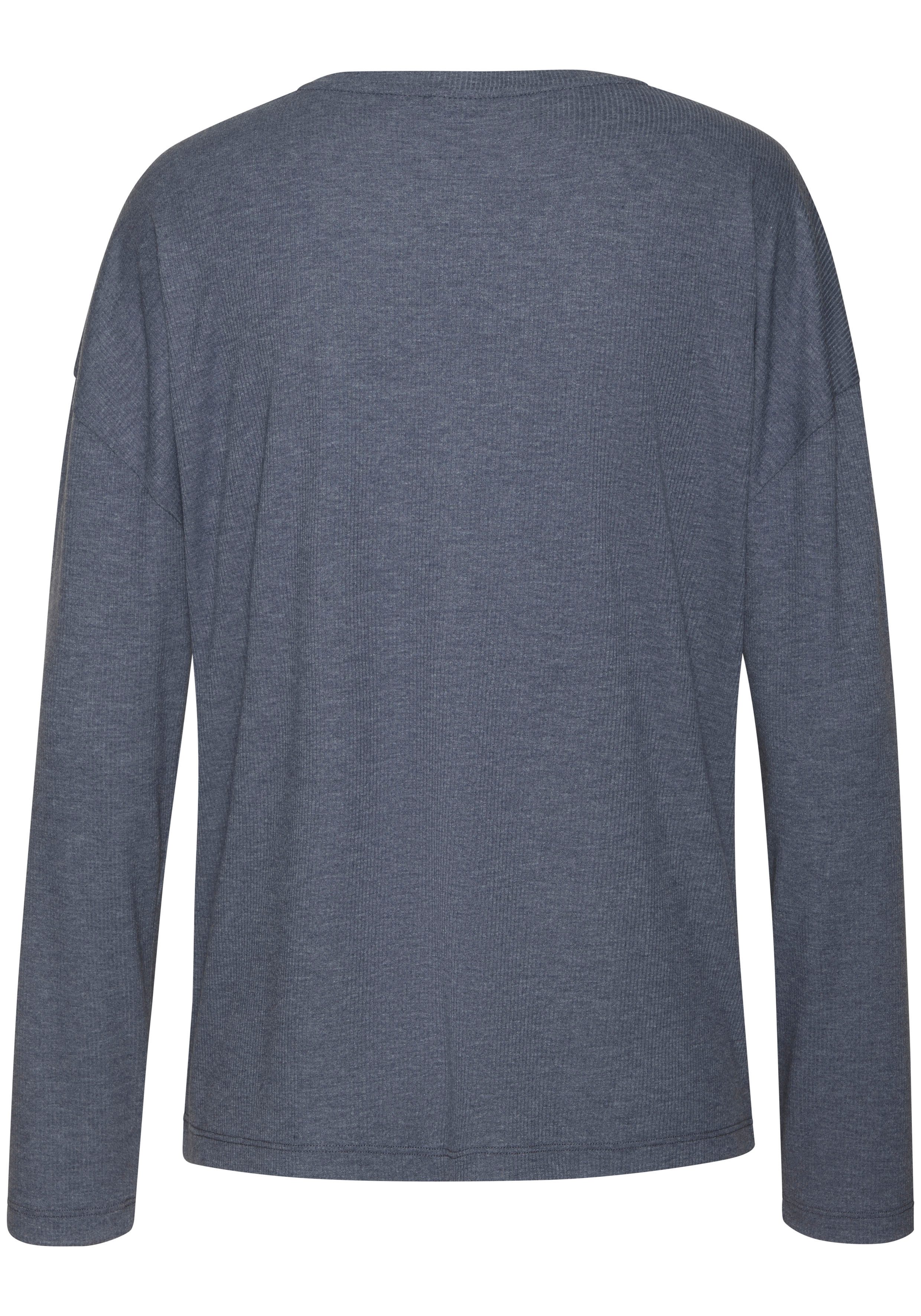 Vivance Dreams Shirt met lange mouwen in zachte ribkwaliteit