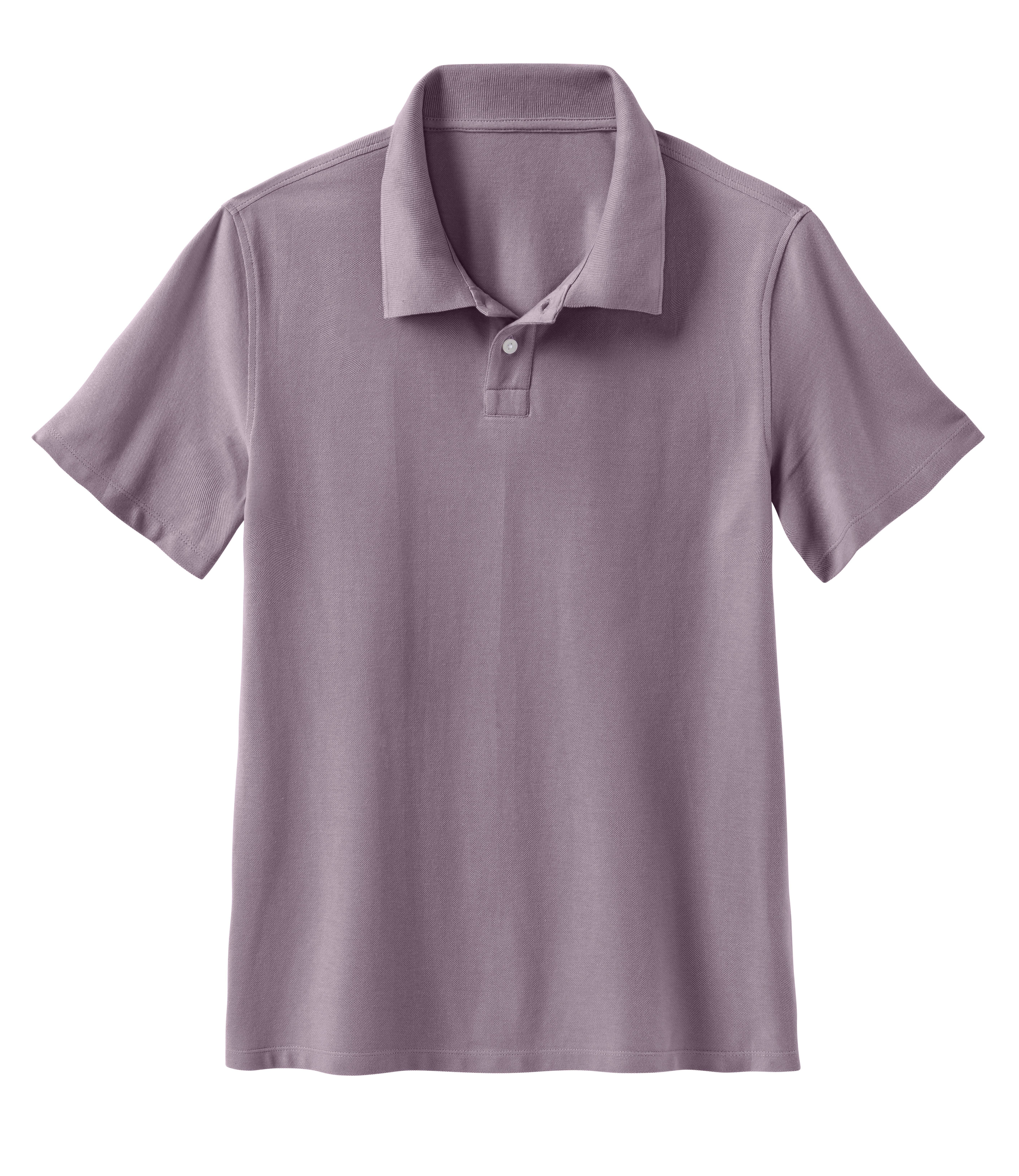 Beachtime Poloshirt Korte mouw, shirt met polokraag, katoen piqué heren maat S (44/46) paars