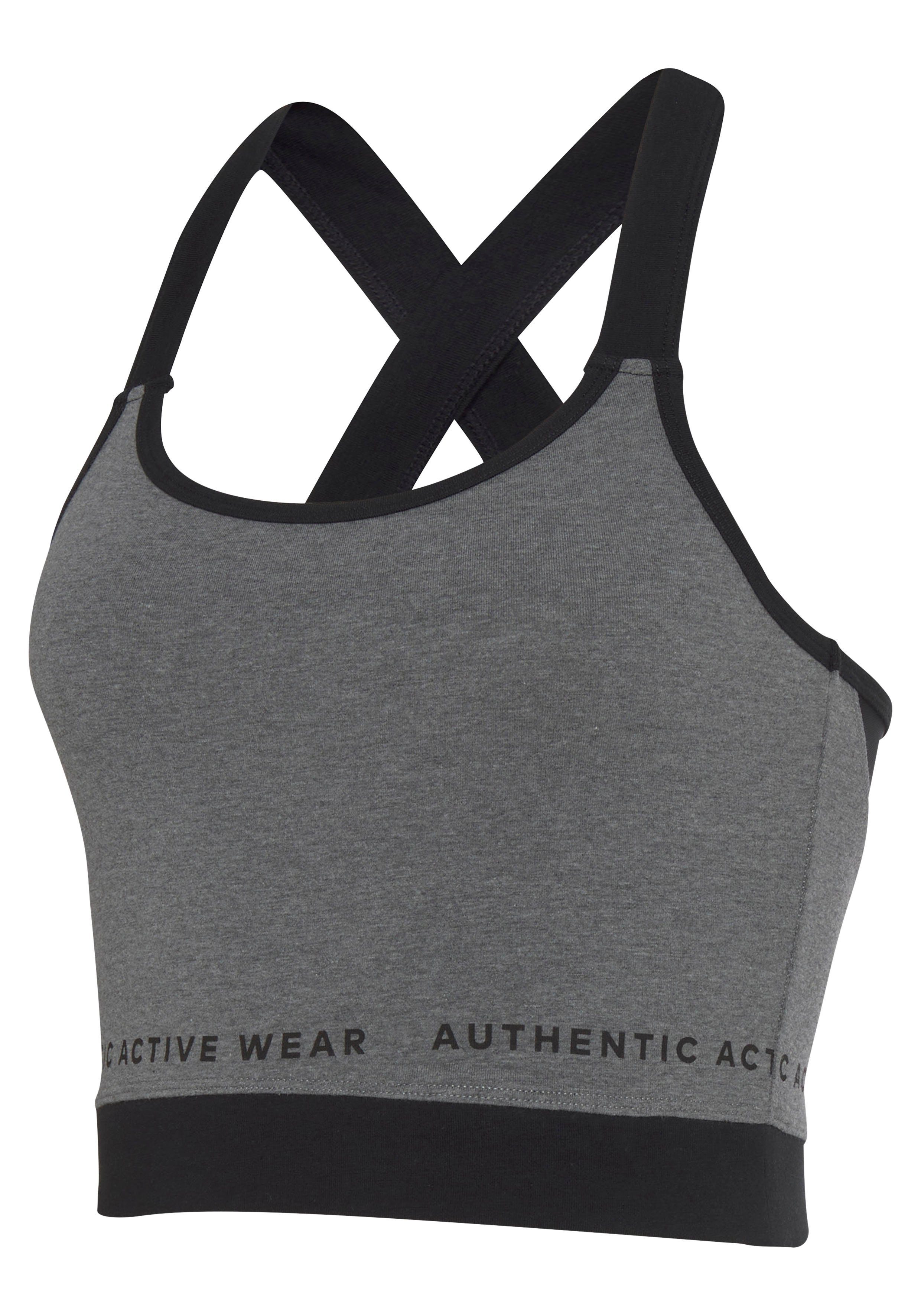 vivance active Crop-top -Sporttop met racerback