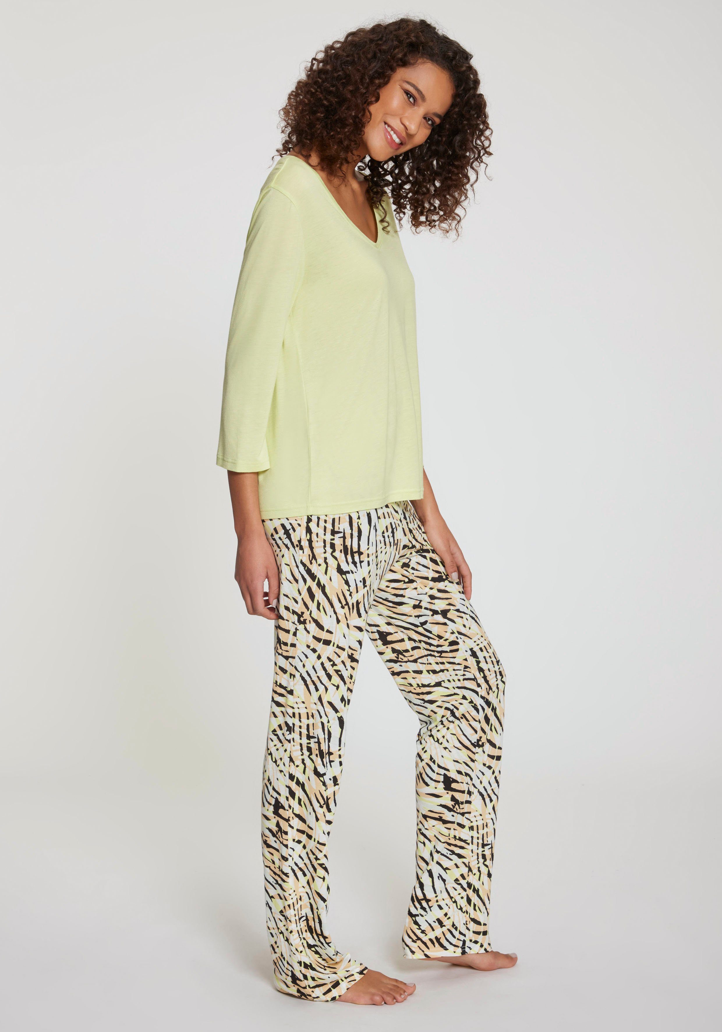 Vivance Dreams Pyjama met print all-over (2-delig)