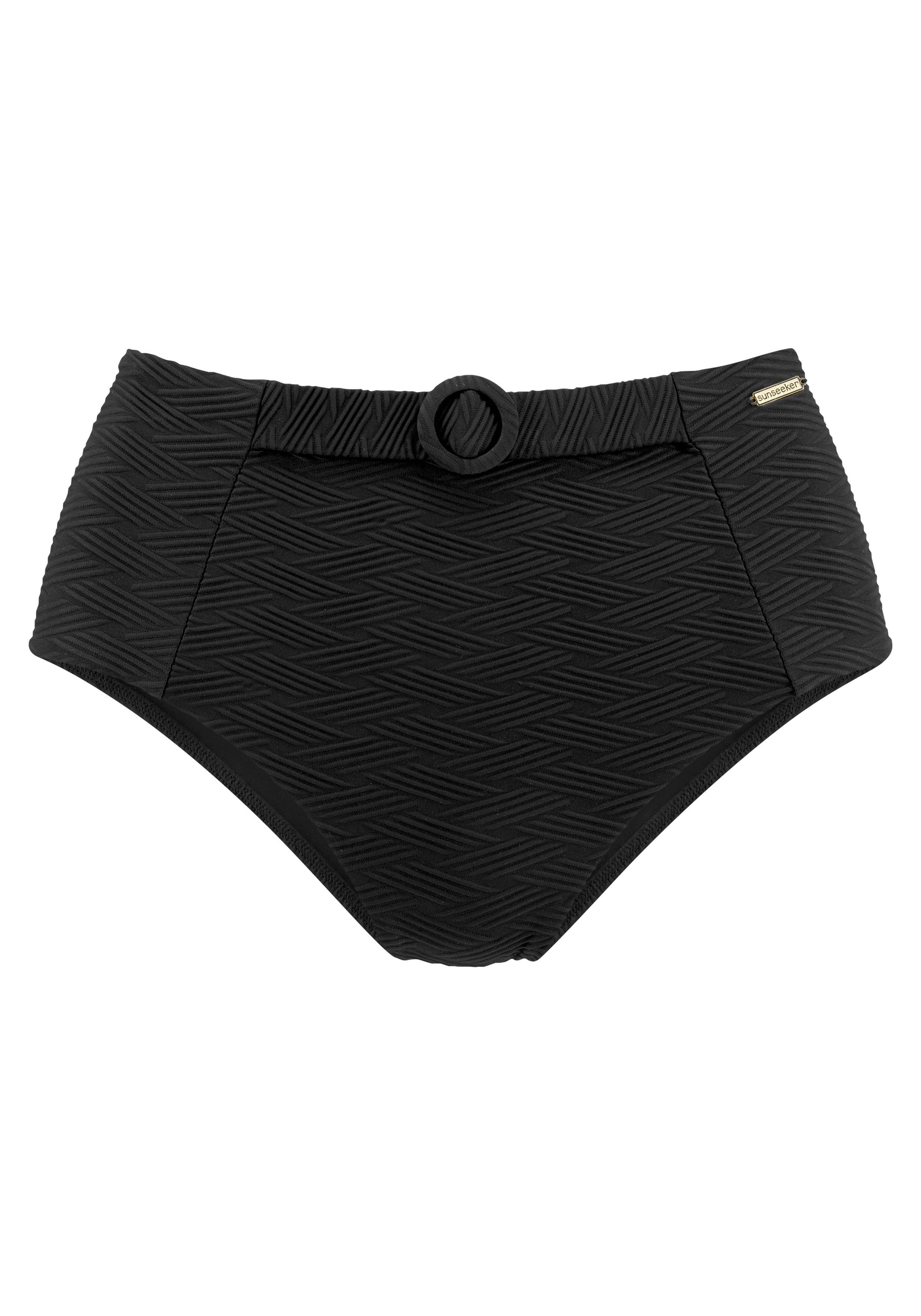 Sunseeker Highwaist-bikinibroekje Loretta met sierriem