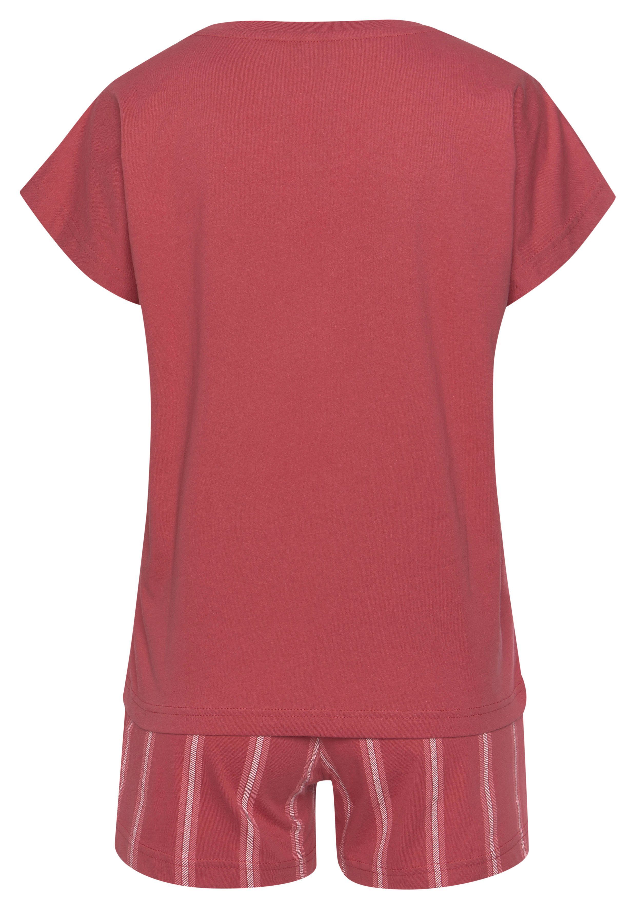 Vivance Dreams Shortama met frontprint (2-delig, 1 stuk)