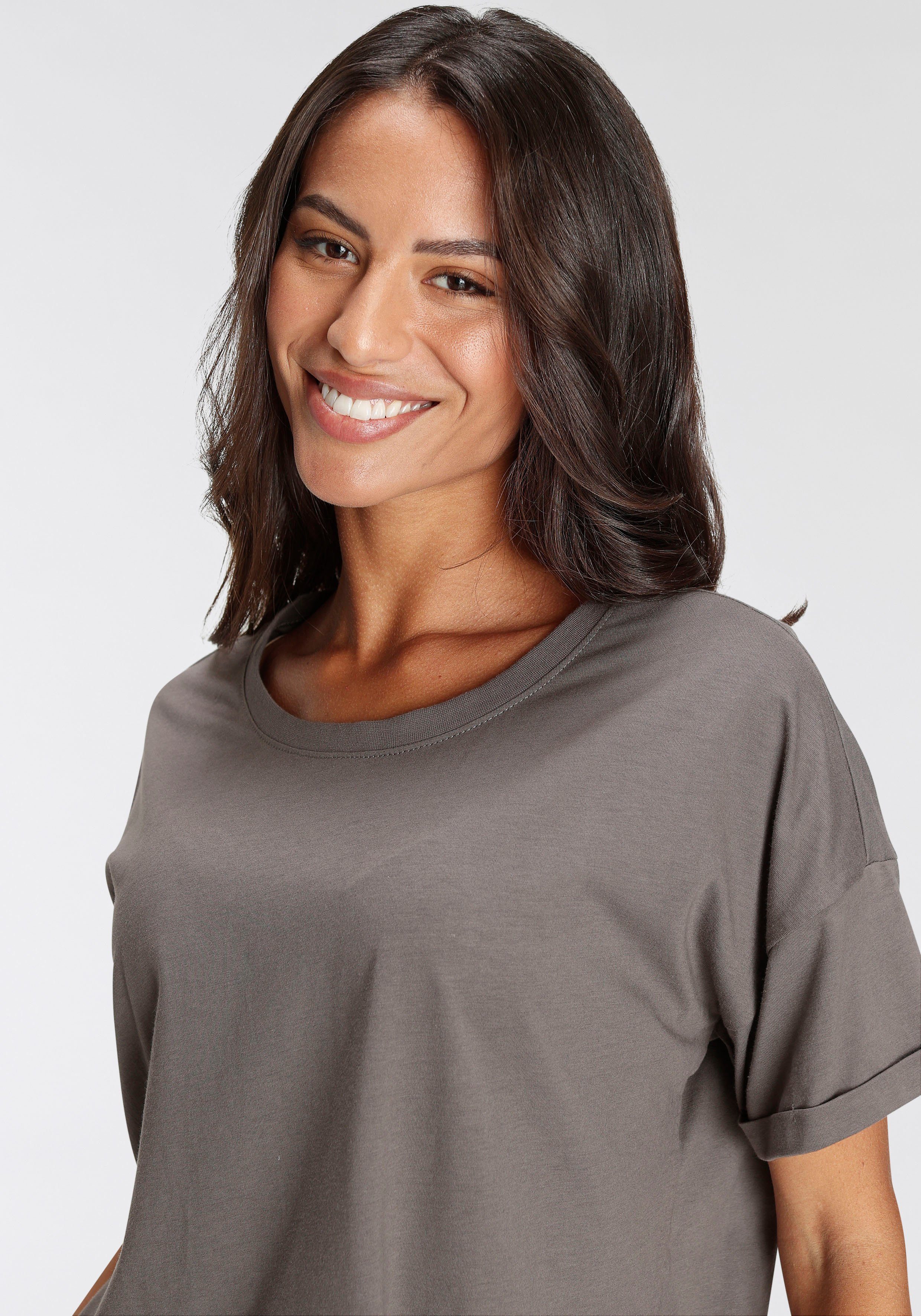 s.Oliver RED LABEL Beachwear Pyjama top in een prettige wijdte
