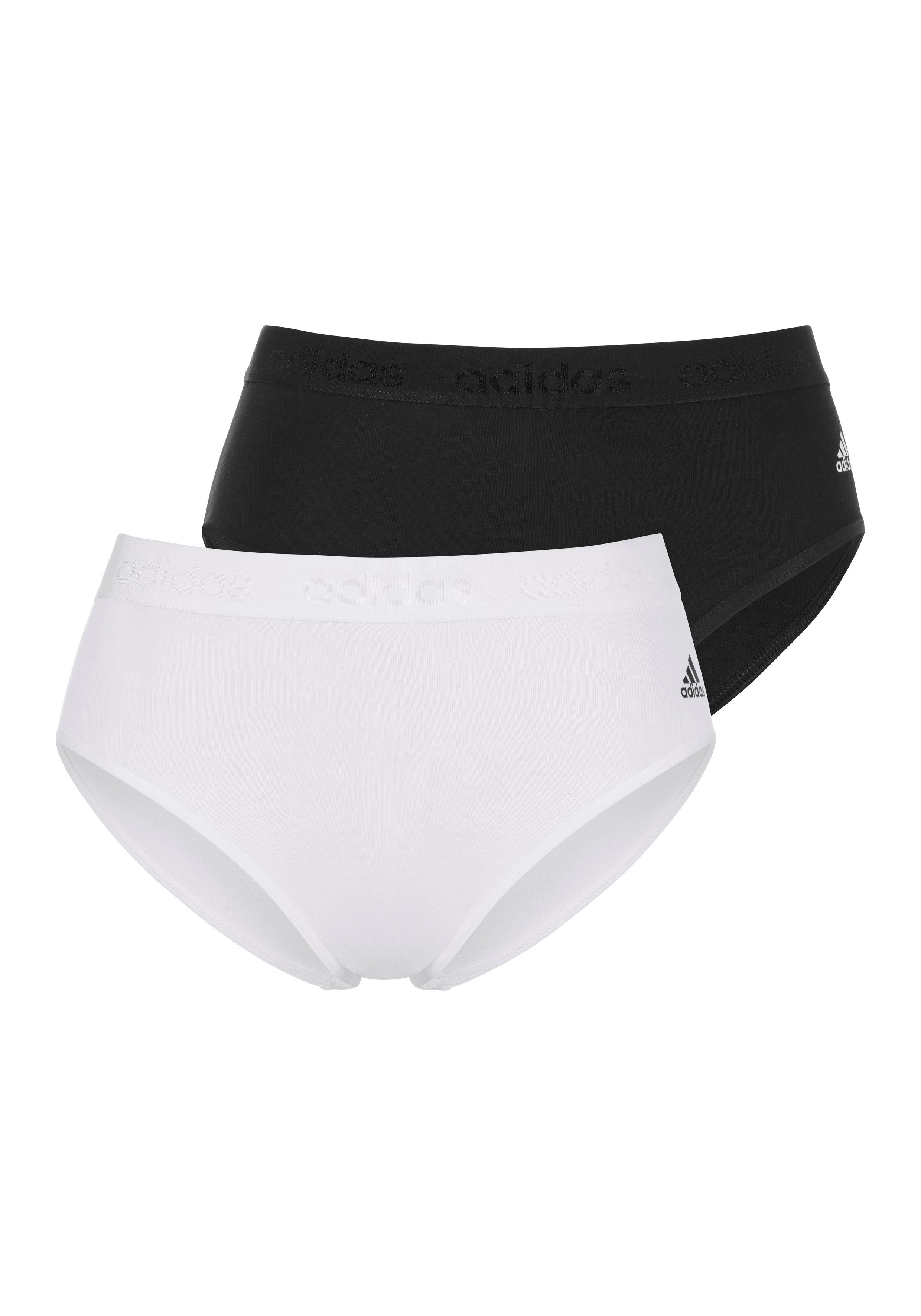 adidas Sportswear Bikinibroekje "Smart Cotton" met verbeterde ademend vermogen (2 stuks, Set van 2)