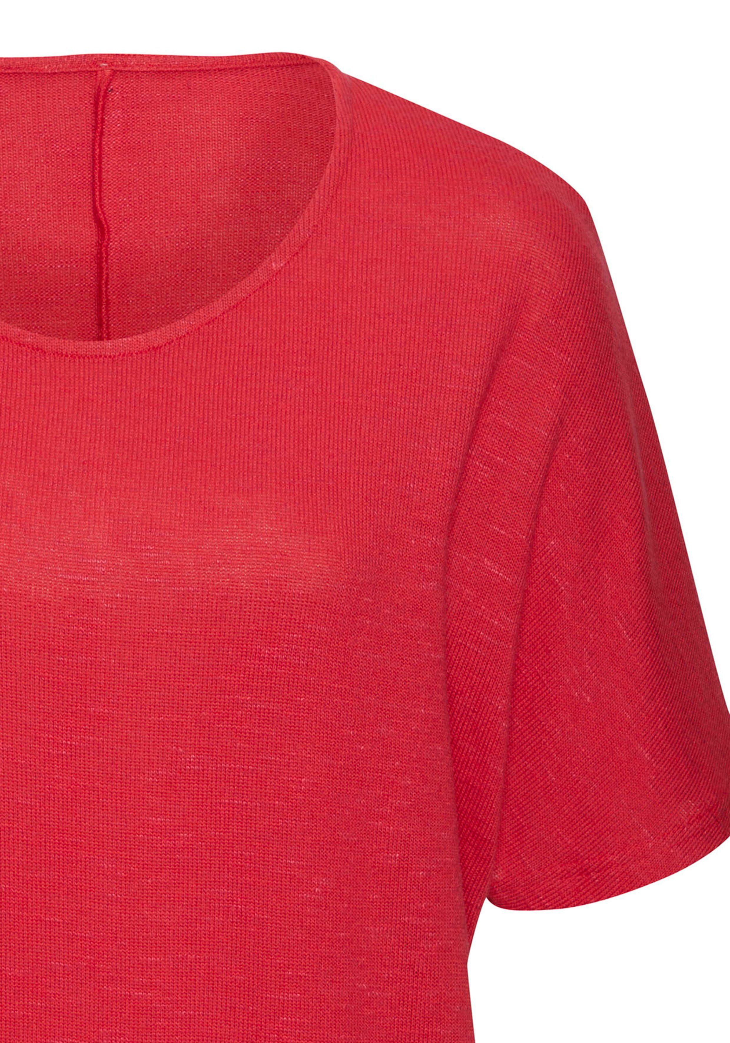 Vivance Shirt met korte mouwen Met brede tailleband van zacht viscose-fijntricot