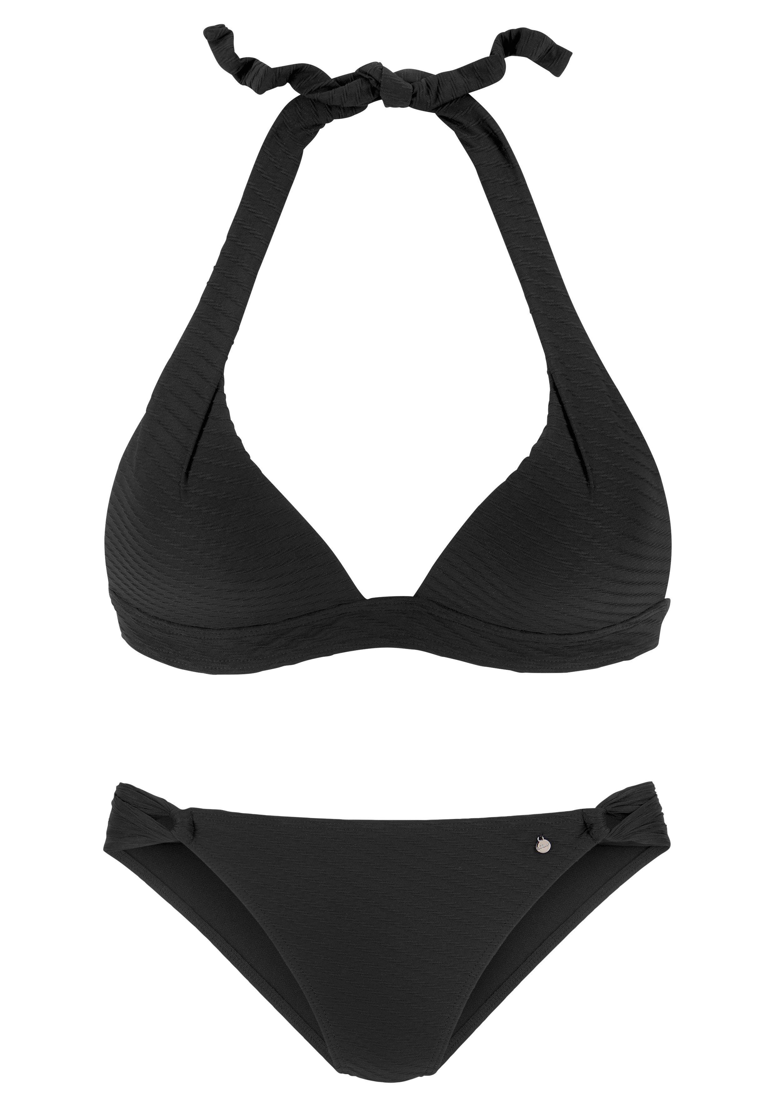 s.Oliver RED LABEL Beachwear Triangelbikini Cho met sierstrik