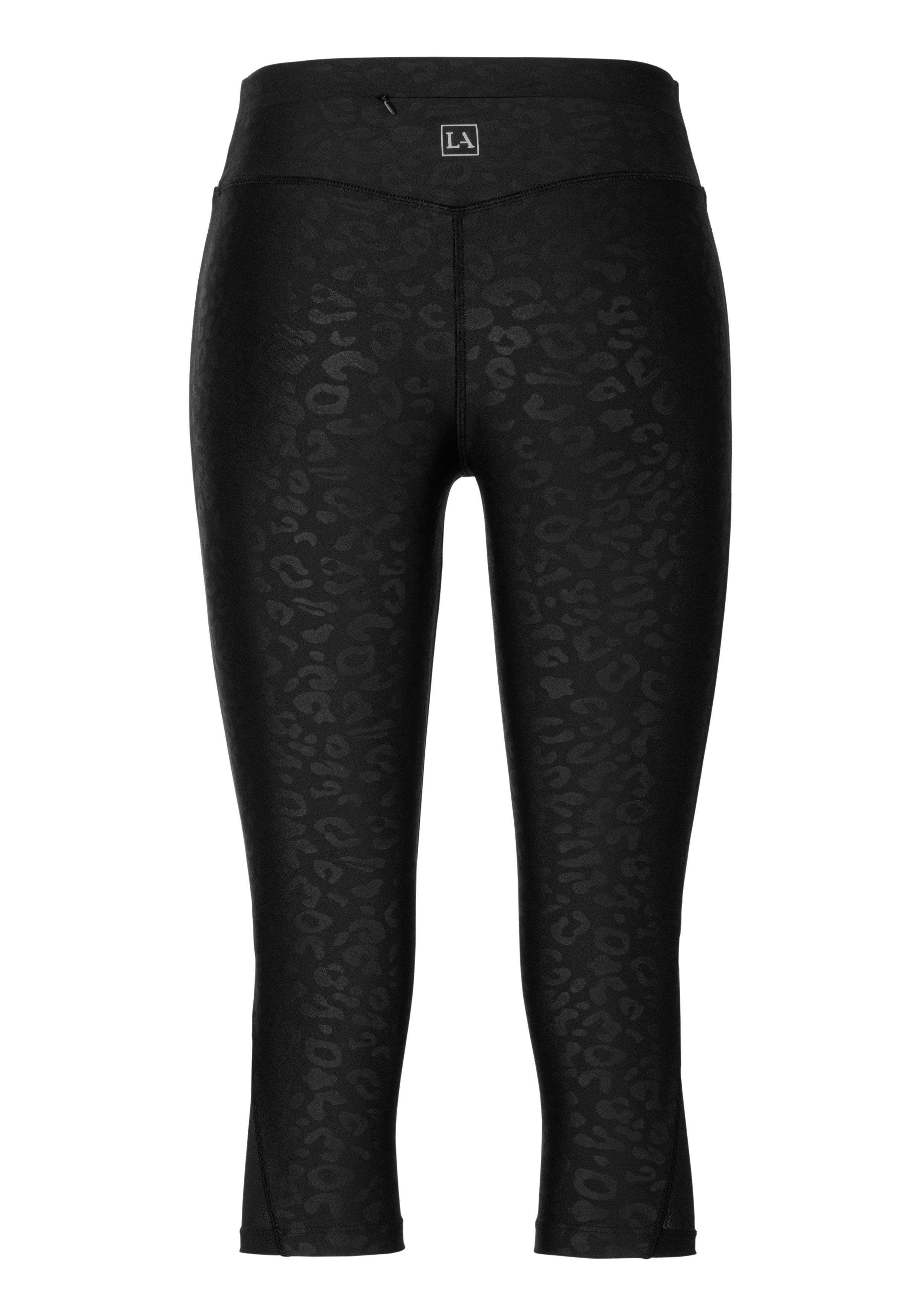 active by Lascana Caprilegging Sportbroek in allover leeuwprint