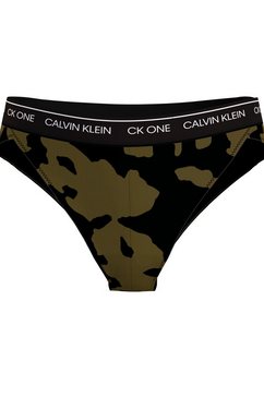 calvin klein swimwear bikinibroekje met hogere beenlijn groen