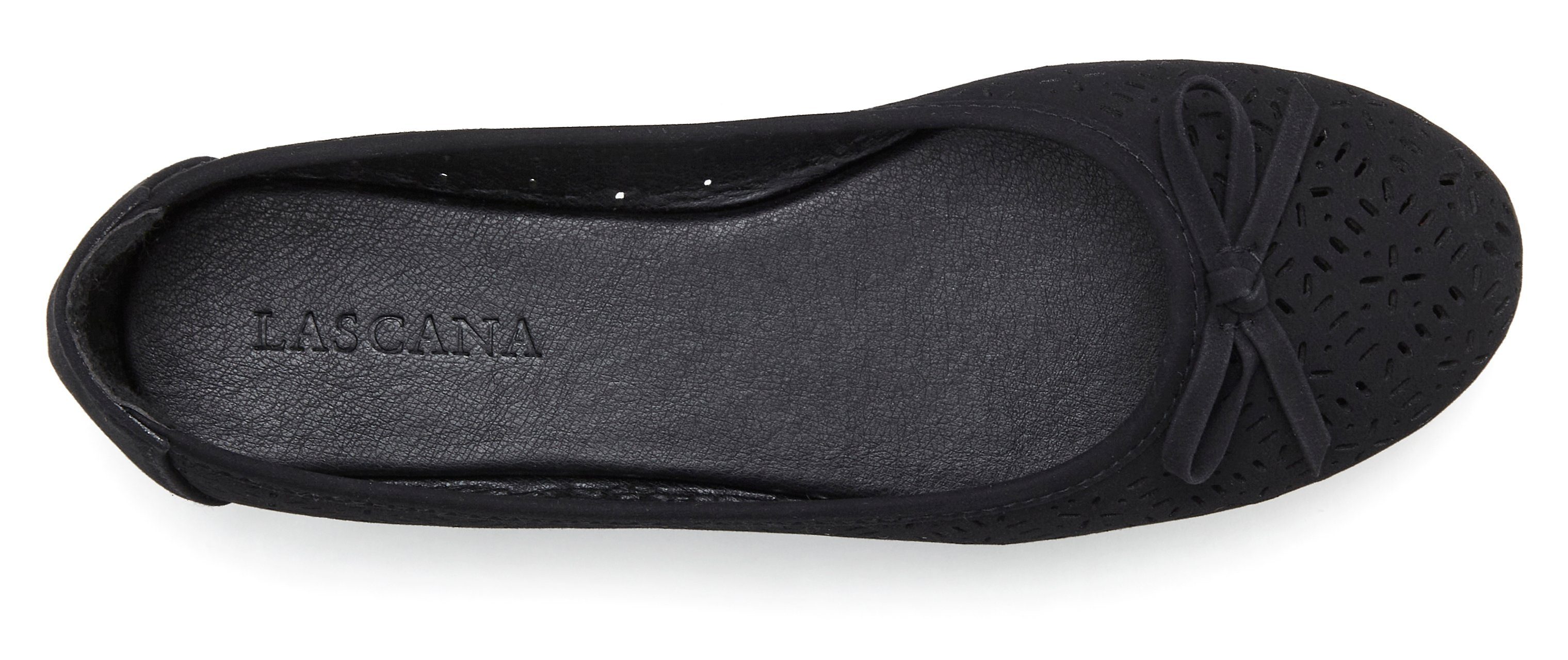 Lascana Ballerina's Vrijetijdsschoen, slipper, lage schoen met kleine cut-outs VEGAN