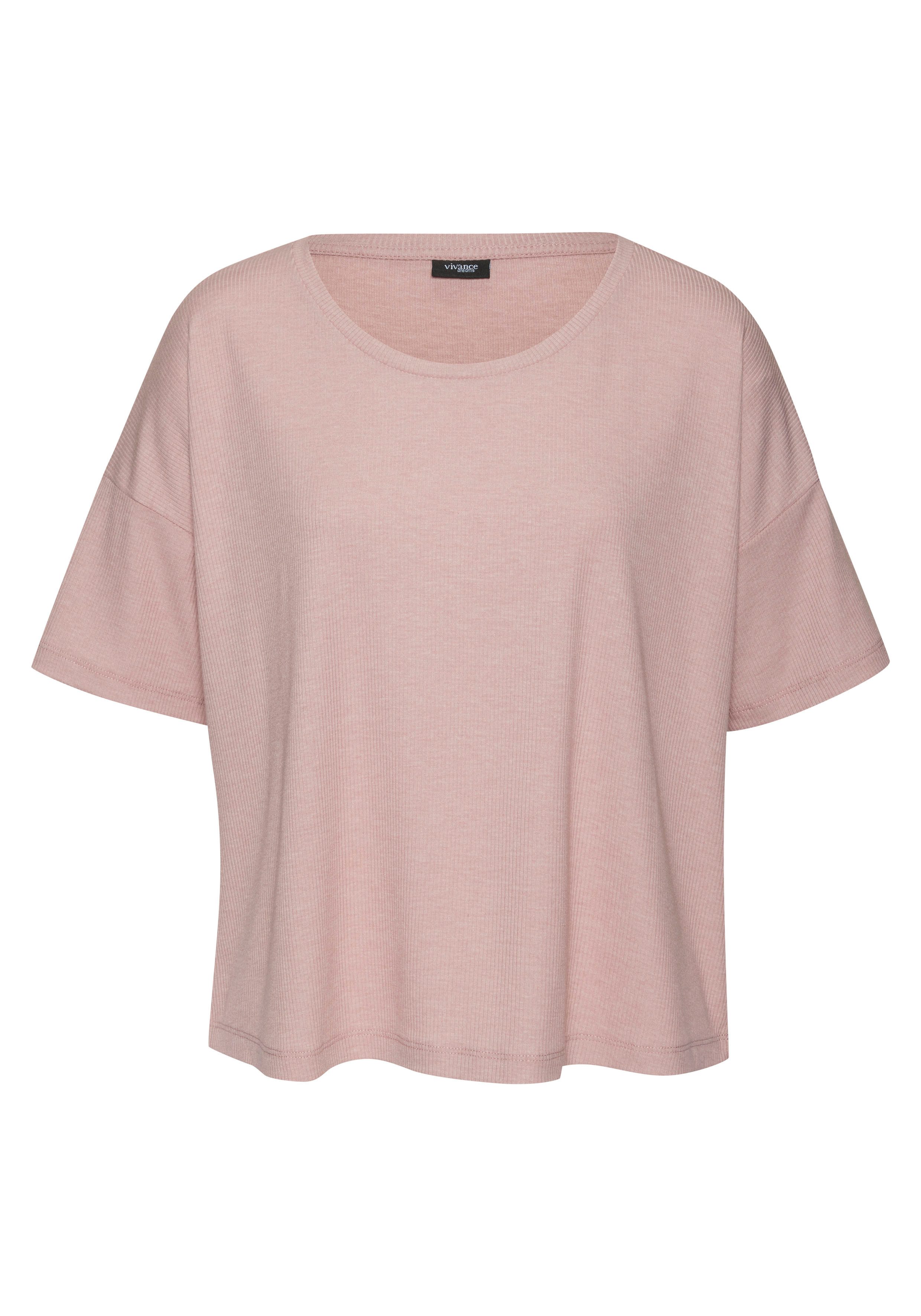 Vivance Dreams T-shirt in zachte ribkwaliteit