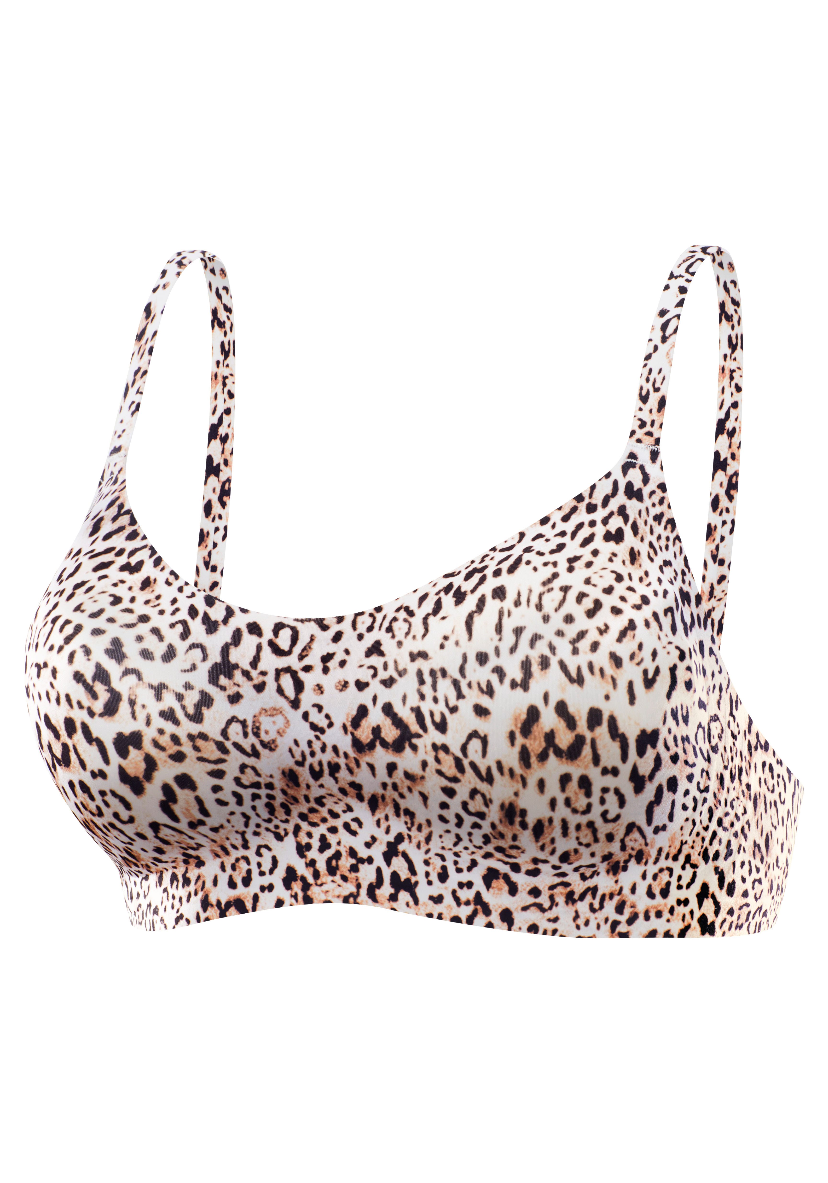 Nuance Bralette-bh NAADLOOS zonder beugels, met verwijderbaar push-up kussen, basic lingerie