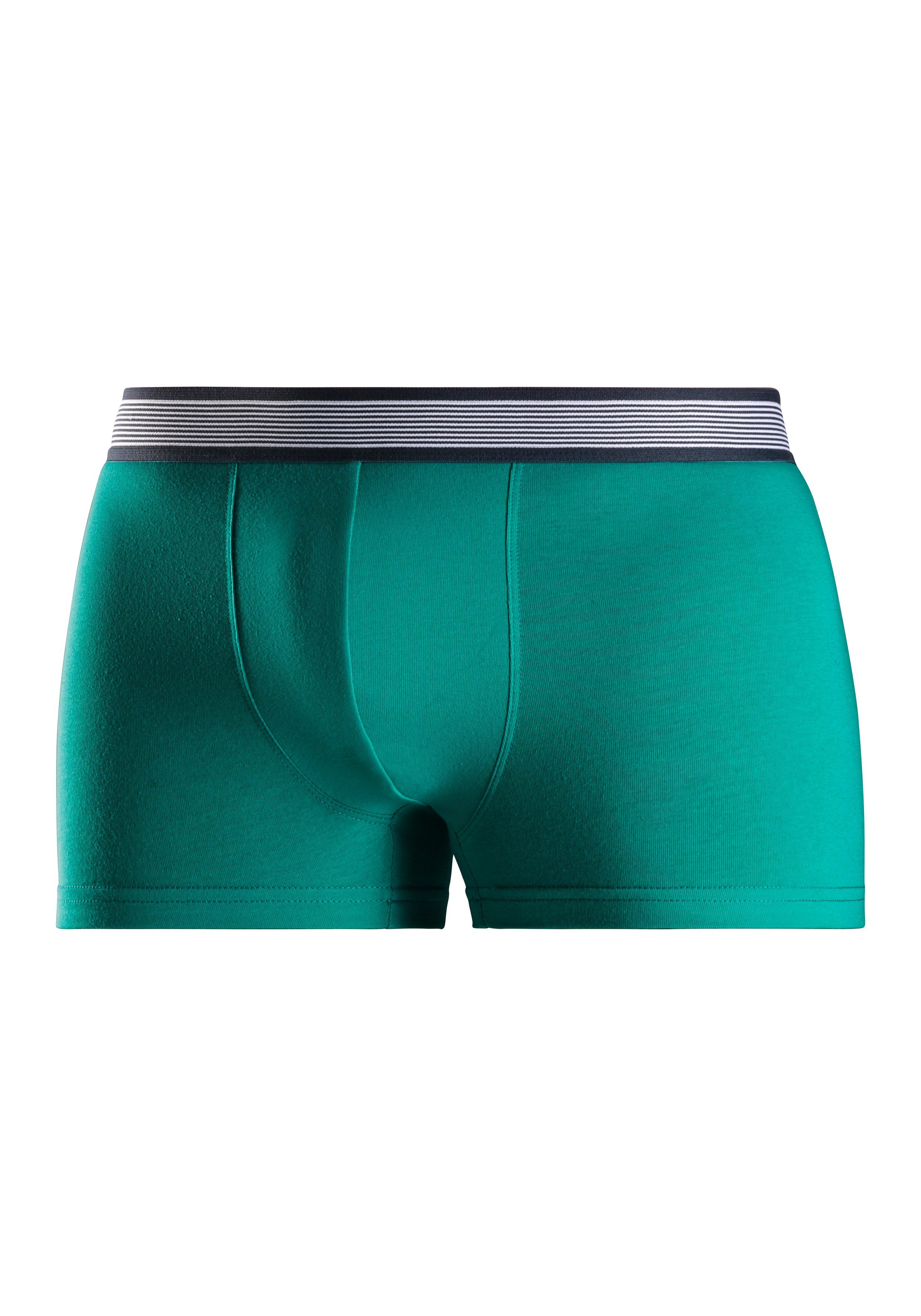 H.I.S Boxershort voor heren met gestreepte weefband (set, 4 stuks)