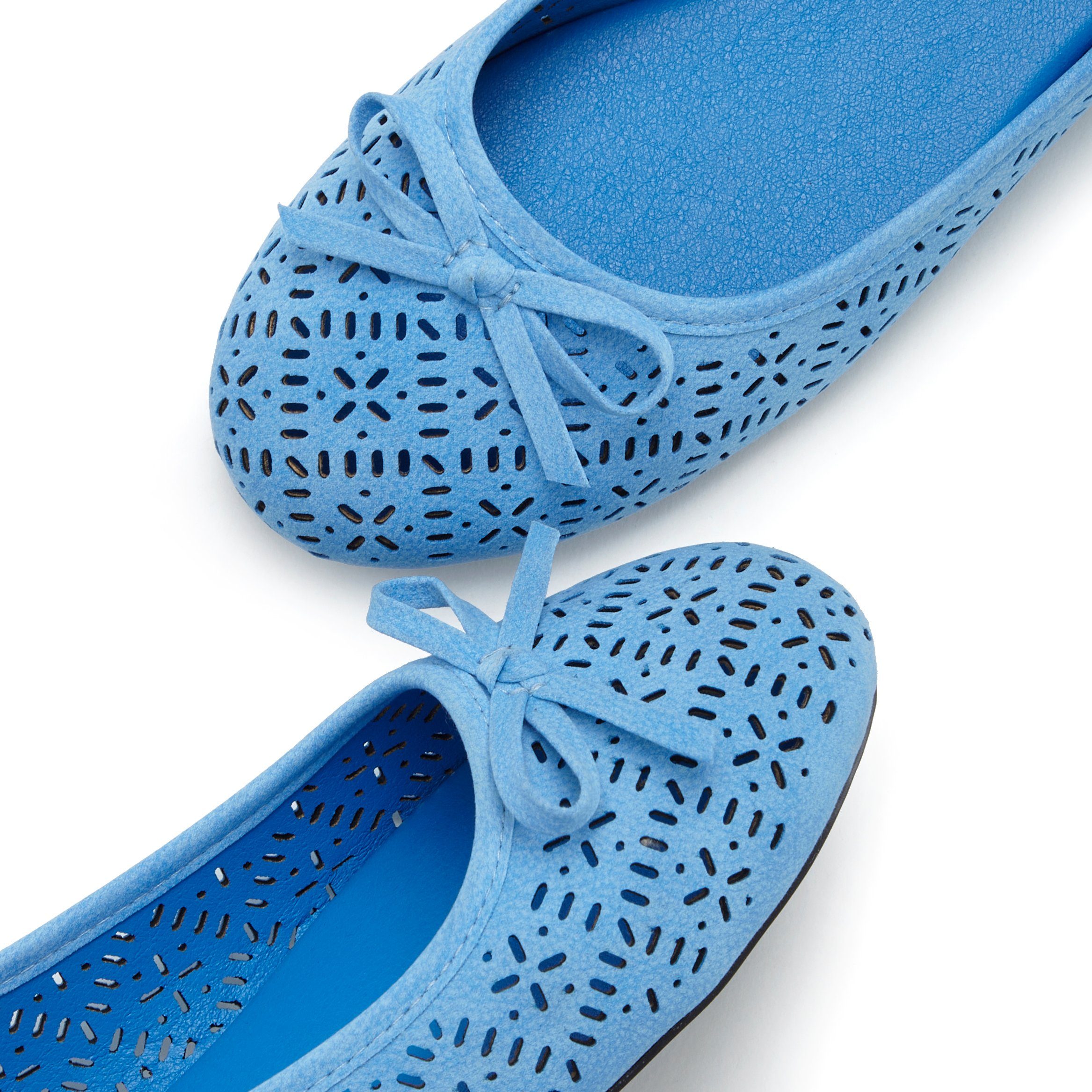 Lascana Ballerina's Vrijetijdsschoen, slipper, lage schoen met kleine cut-outs VEGAN