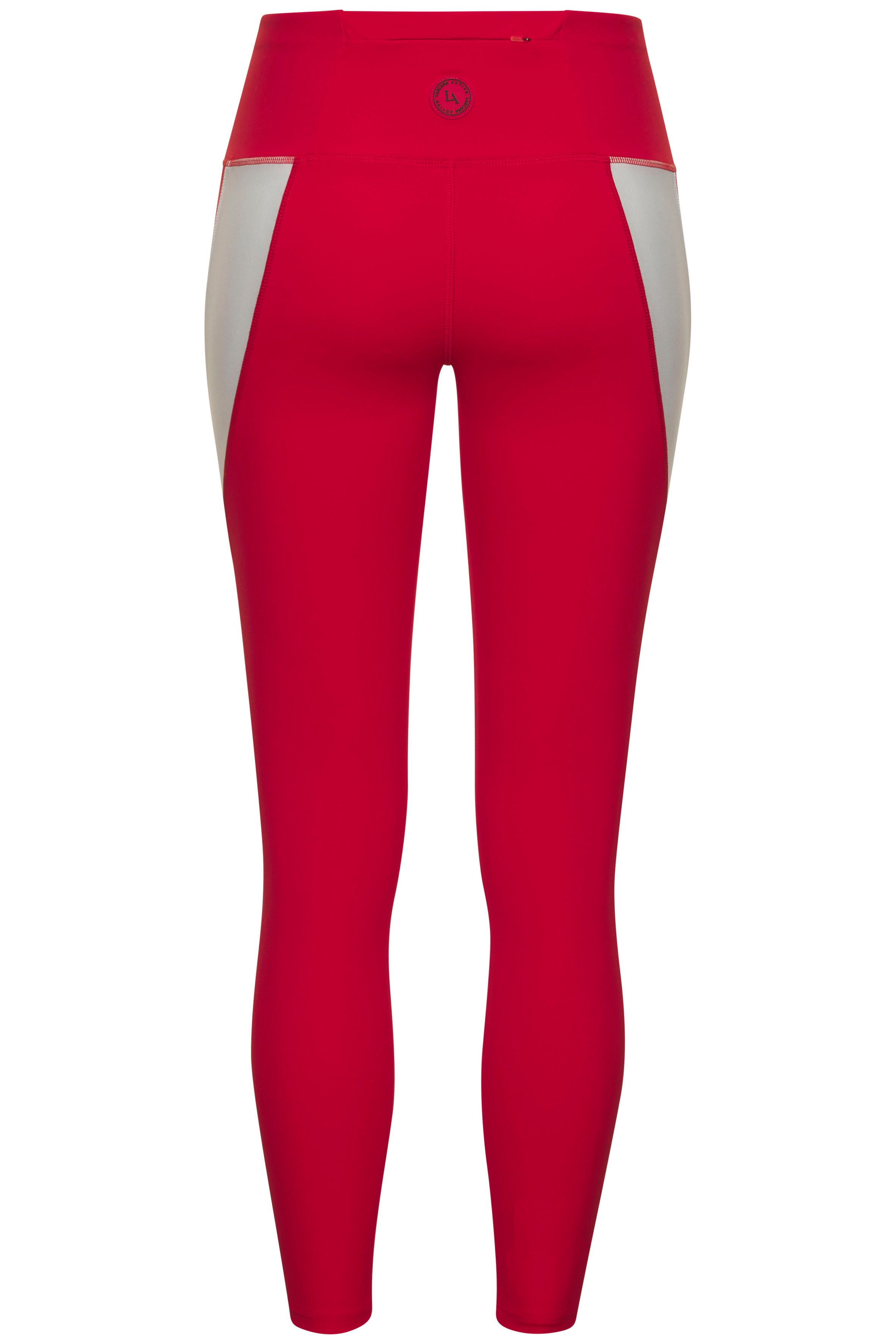 active by Lascana Legging Logo-badge en ritszak op de achterkant