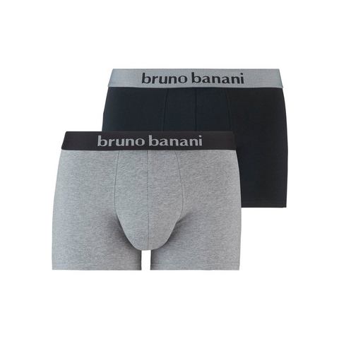 BRUNO BANANI boxershort (set van 2) in verschillende kleuren en motieven
