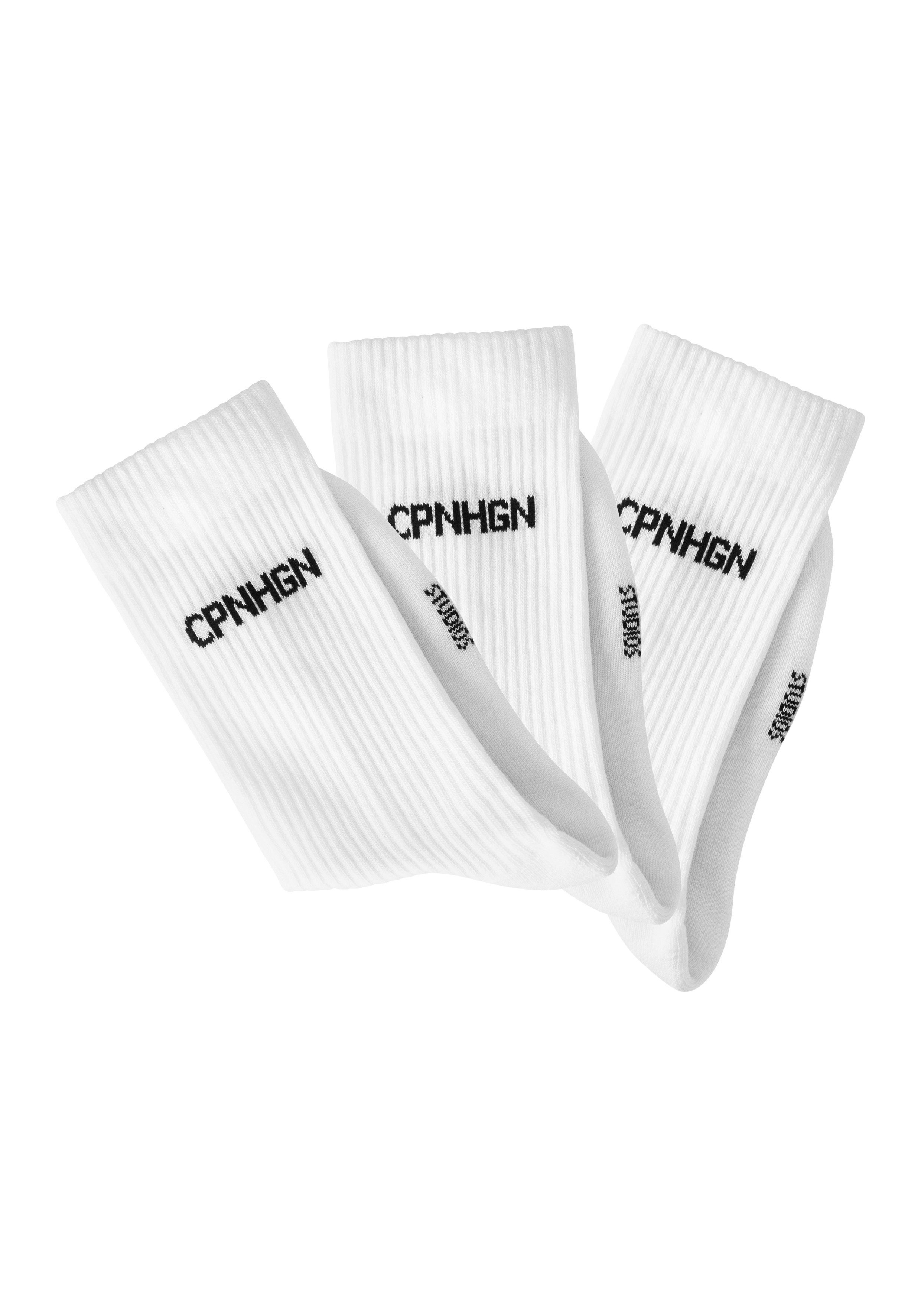 Copenhagen Studios Tennissokken met badstof, halve voet (set, 3 paar)