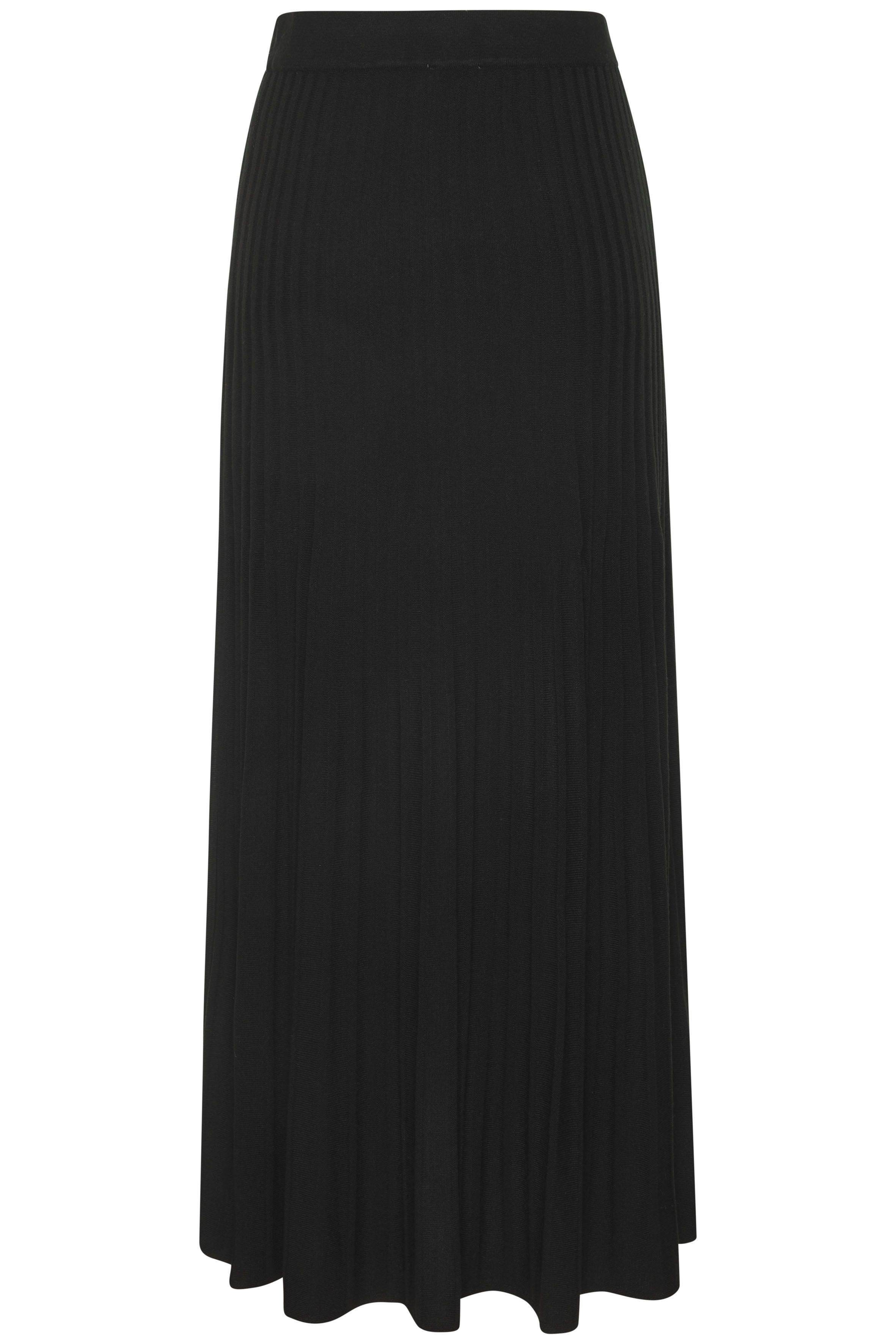Lascana Gebreide rok met plooitjes, winterrok, maxirok