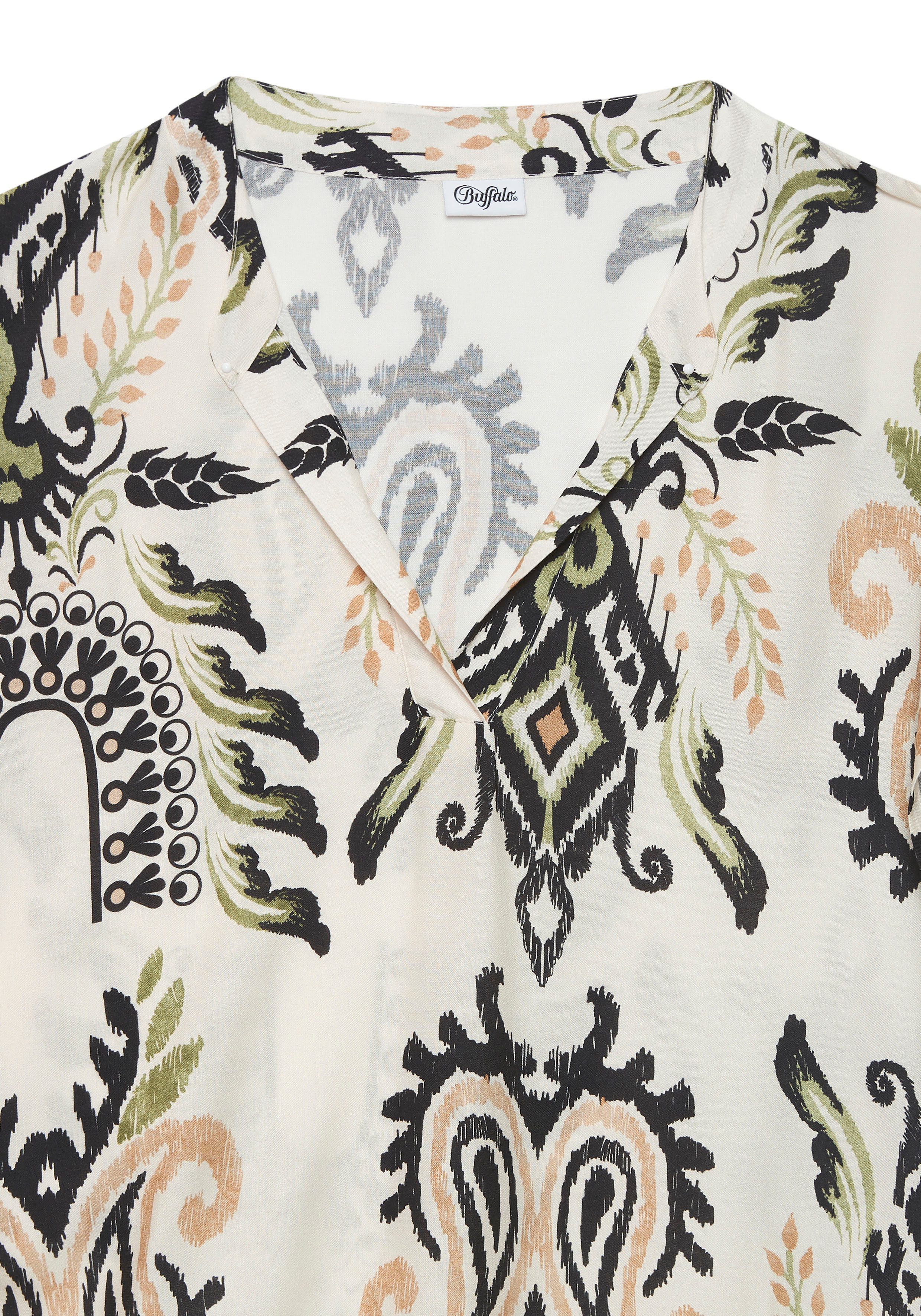 Buffalo Blousejurk met alloverprint, zomerjurk, strandjurk, tuniek