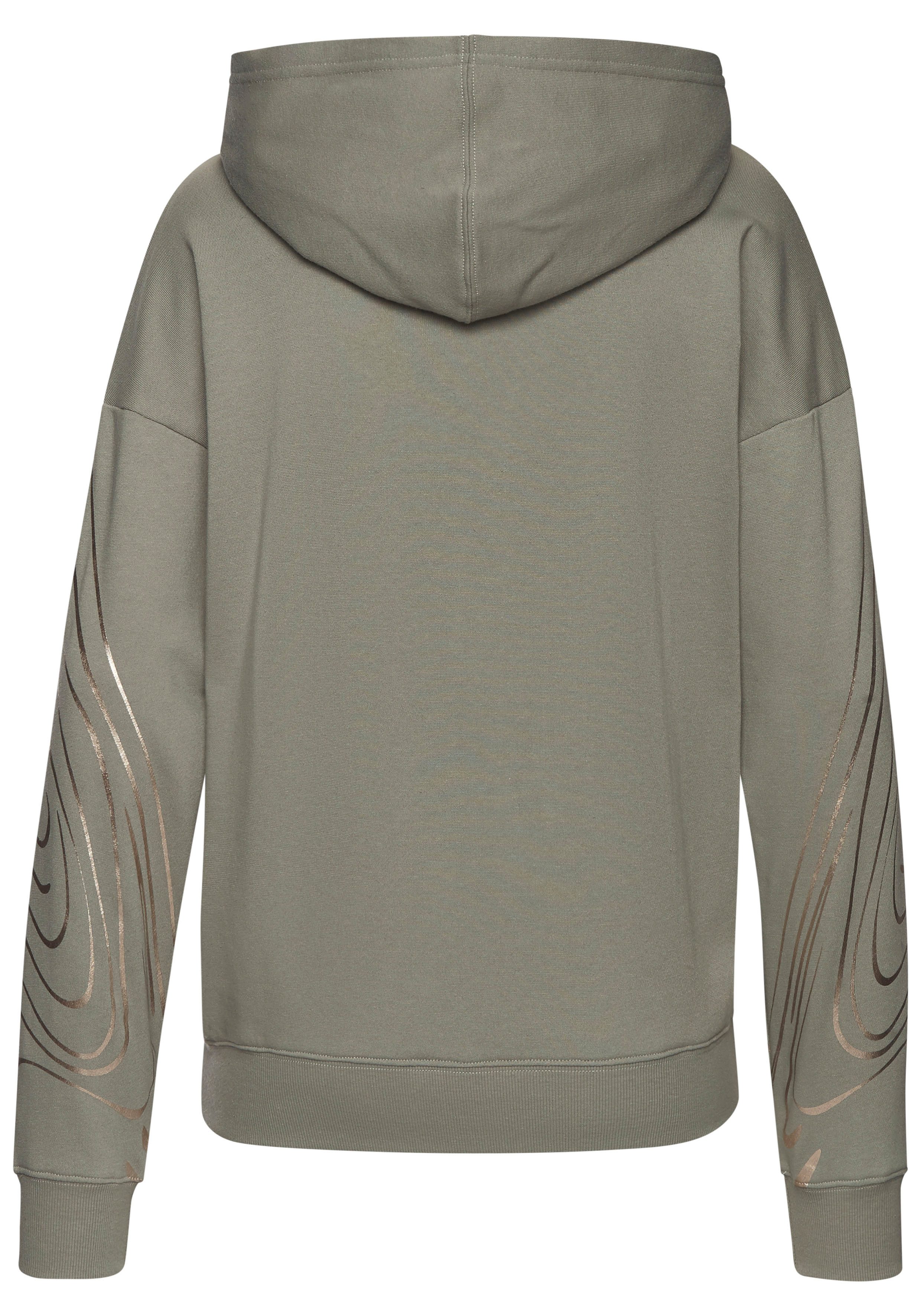 active by Lascana Hoodie met glanzende print